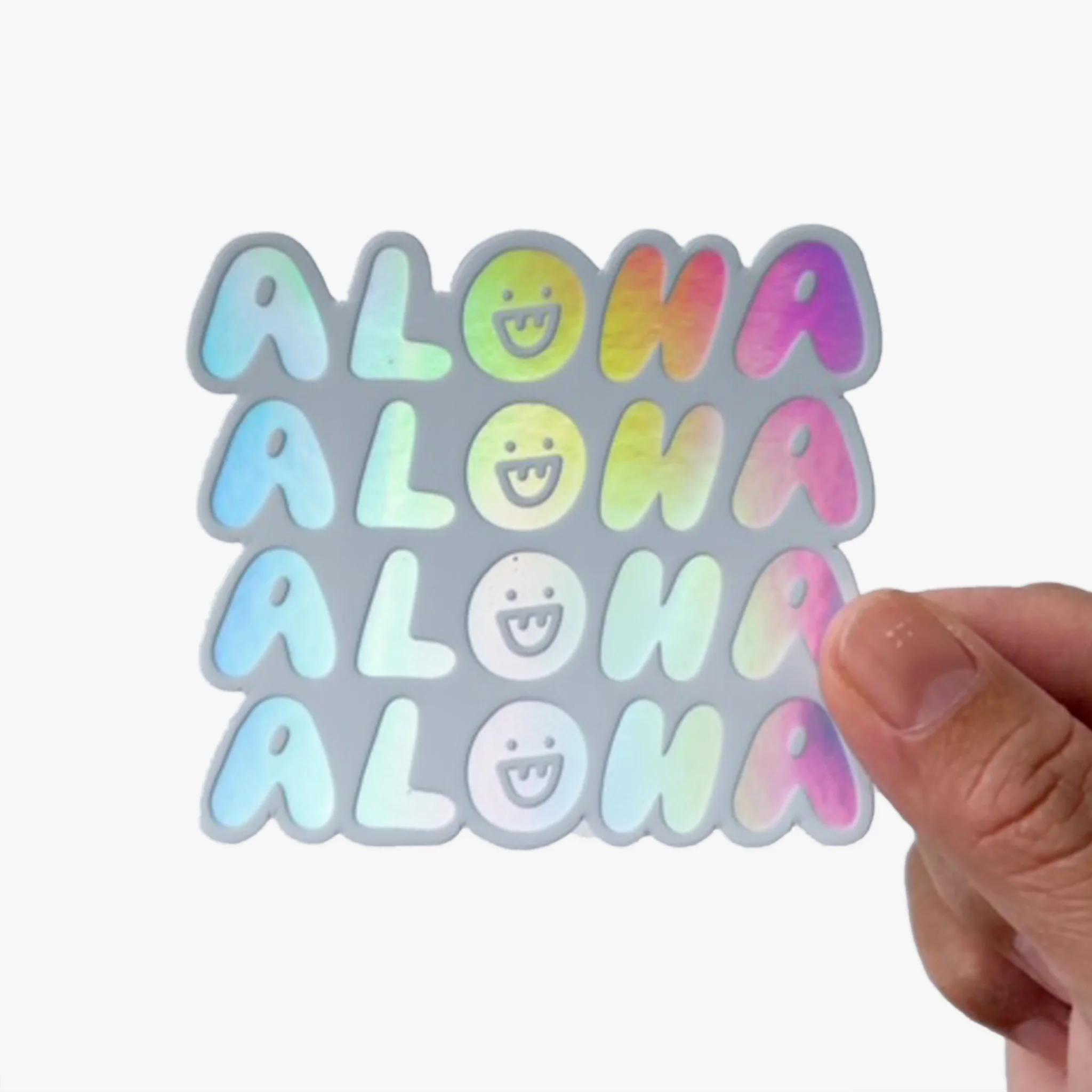 Aloha Holographic Sticker - Image 5