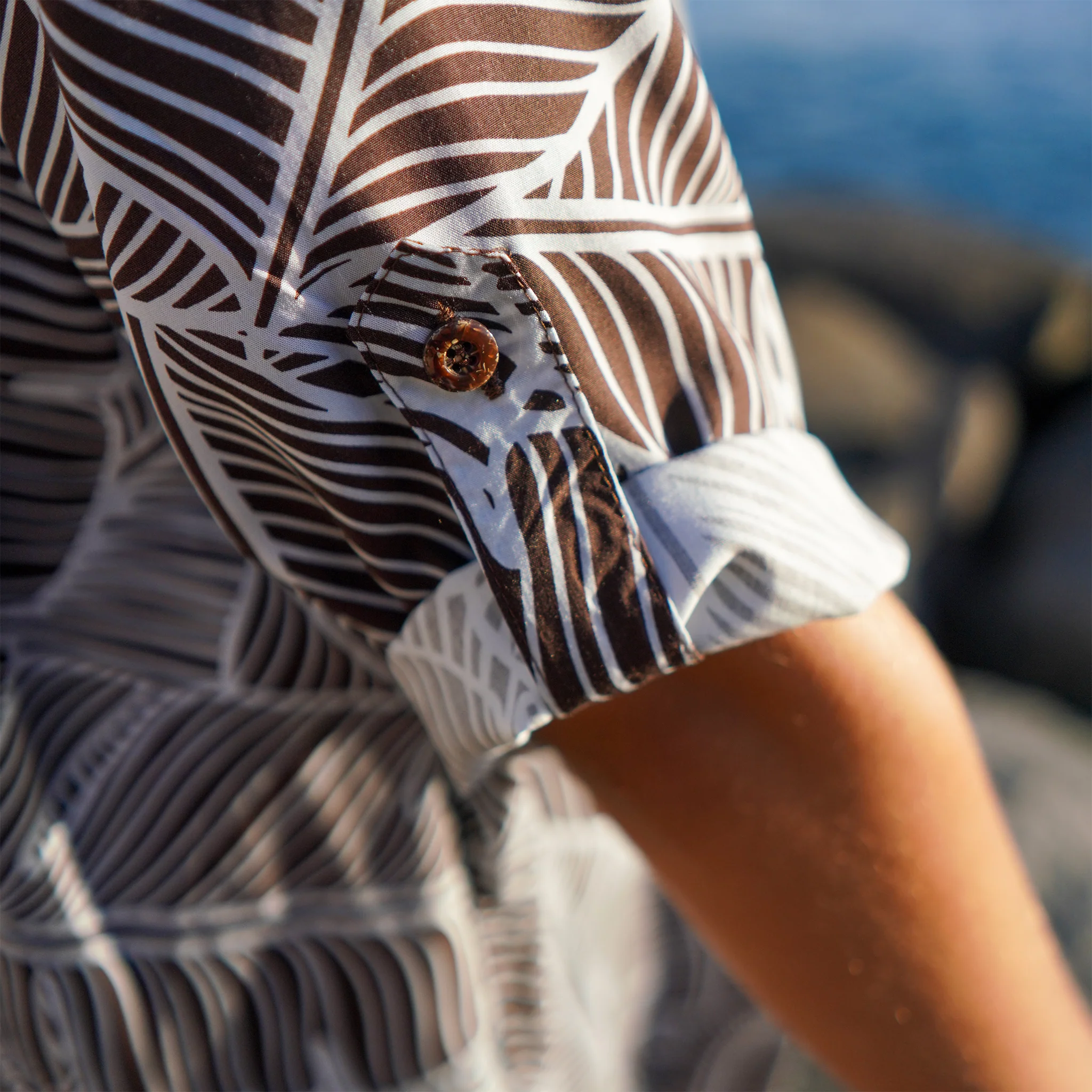 Banana Leaf Aloha Shirt Dress - Image 2