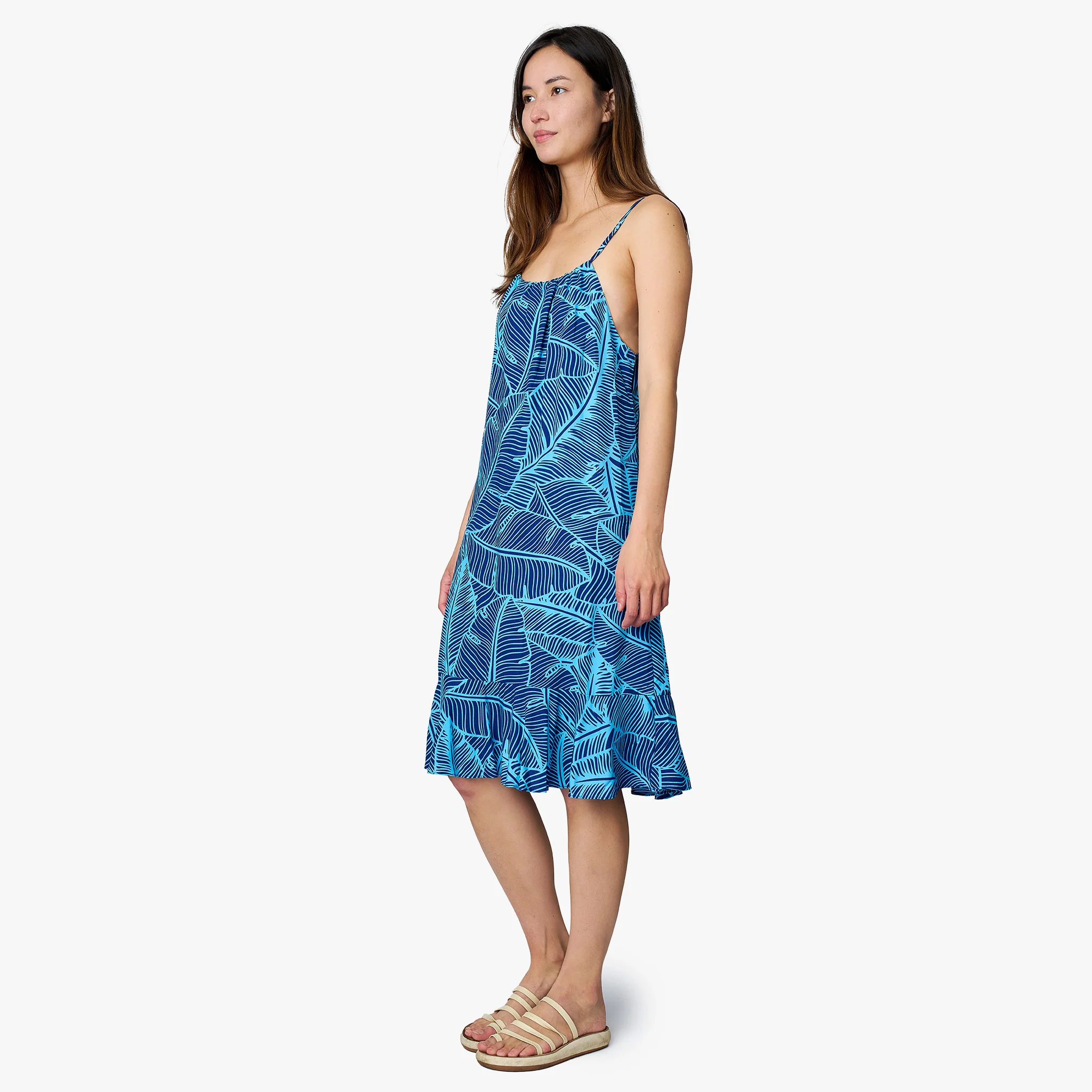 Banana Leaf Knee Length Dress - Image 10