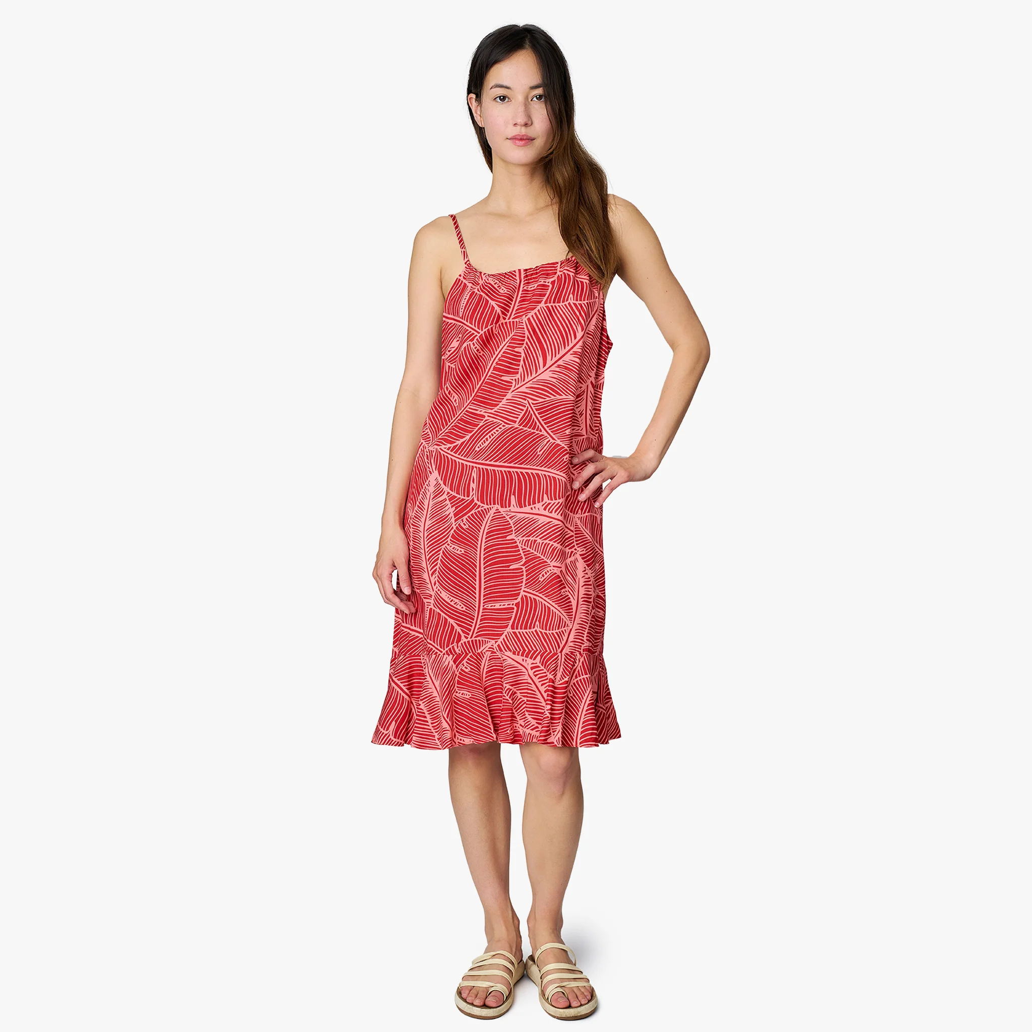 Banana Leaf Knee Length Dress - Image 15