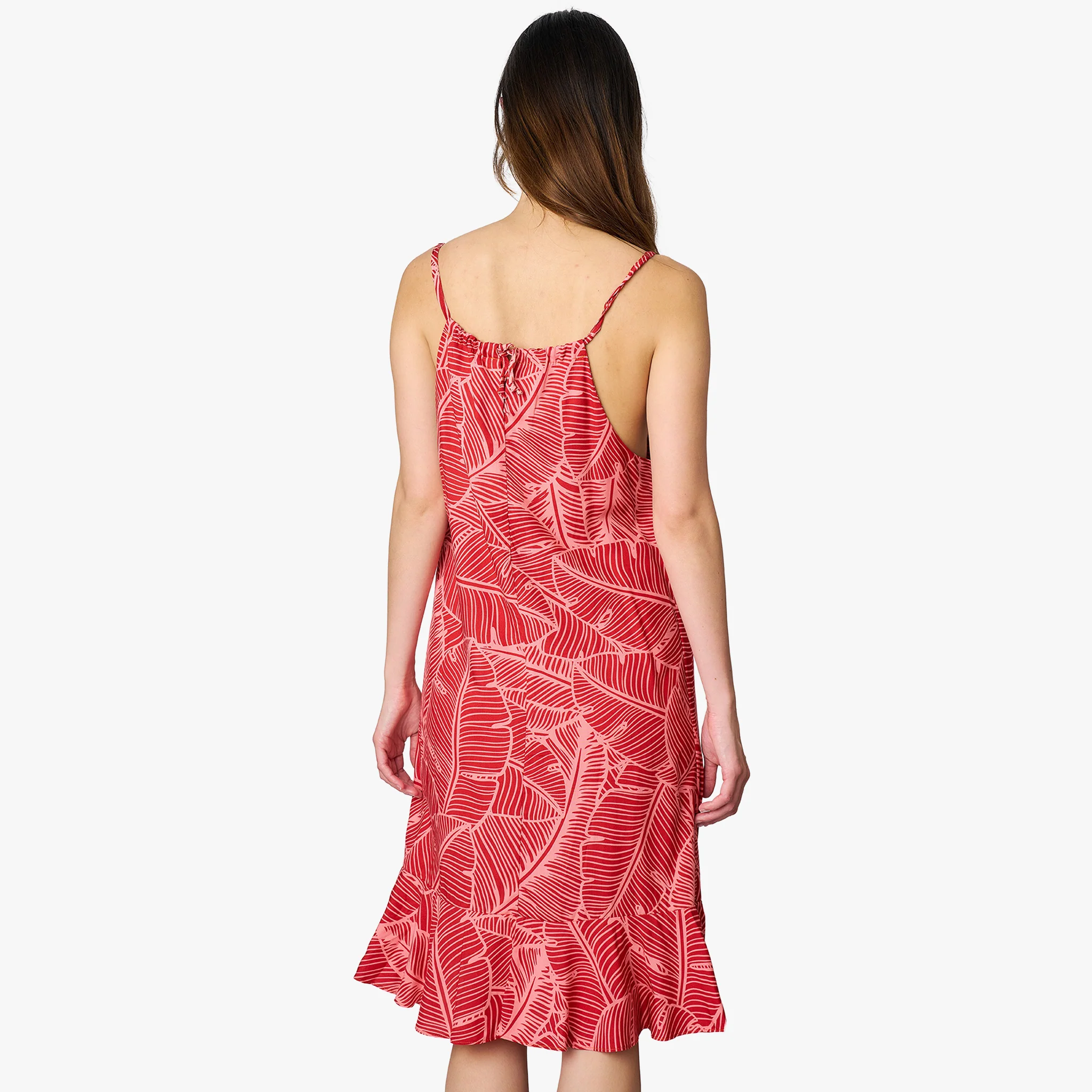 Banana Leaf Knee Length Dress - Image 16
