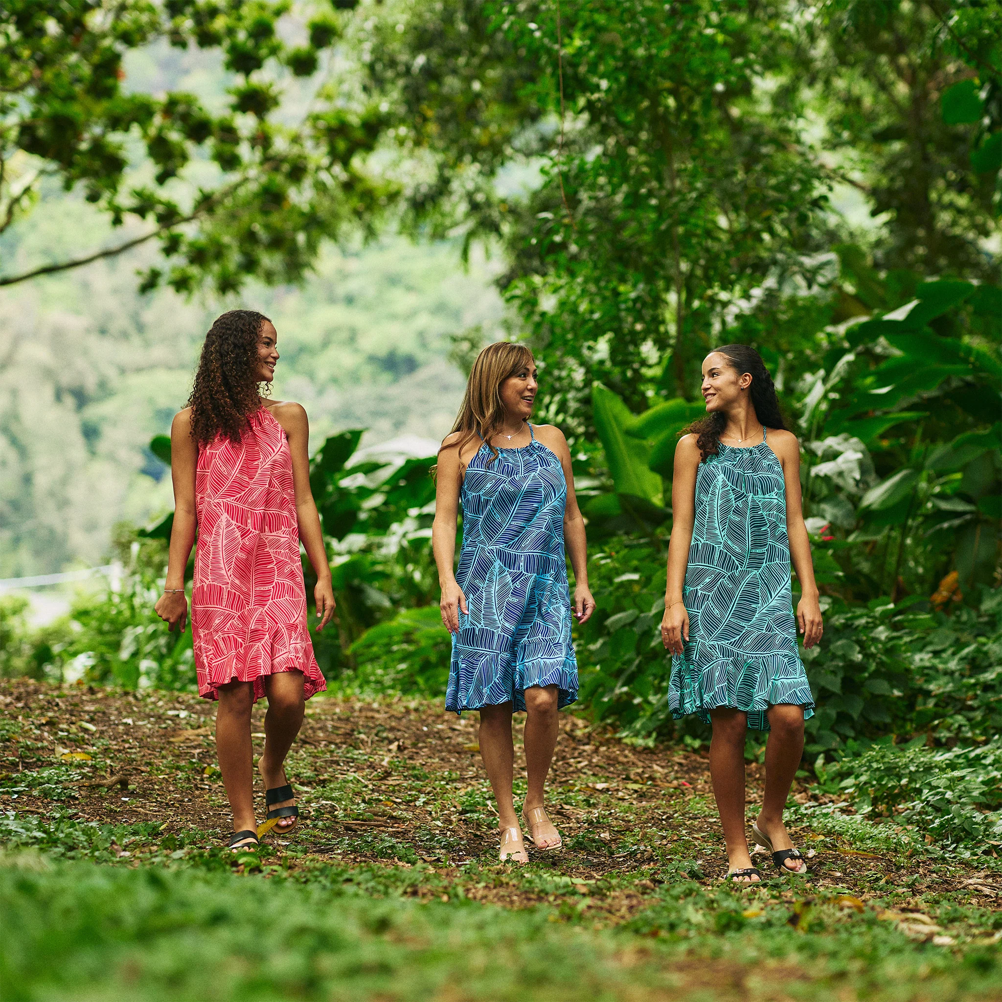 Banana Leaf Knee Length Dress - Image 21
