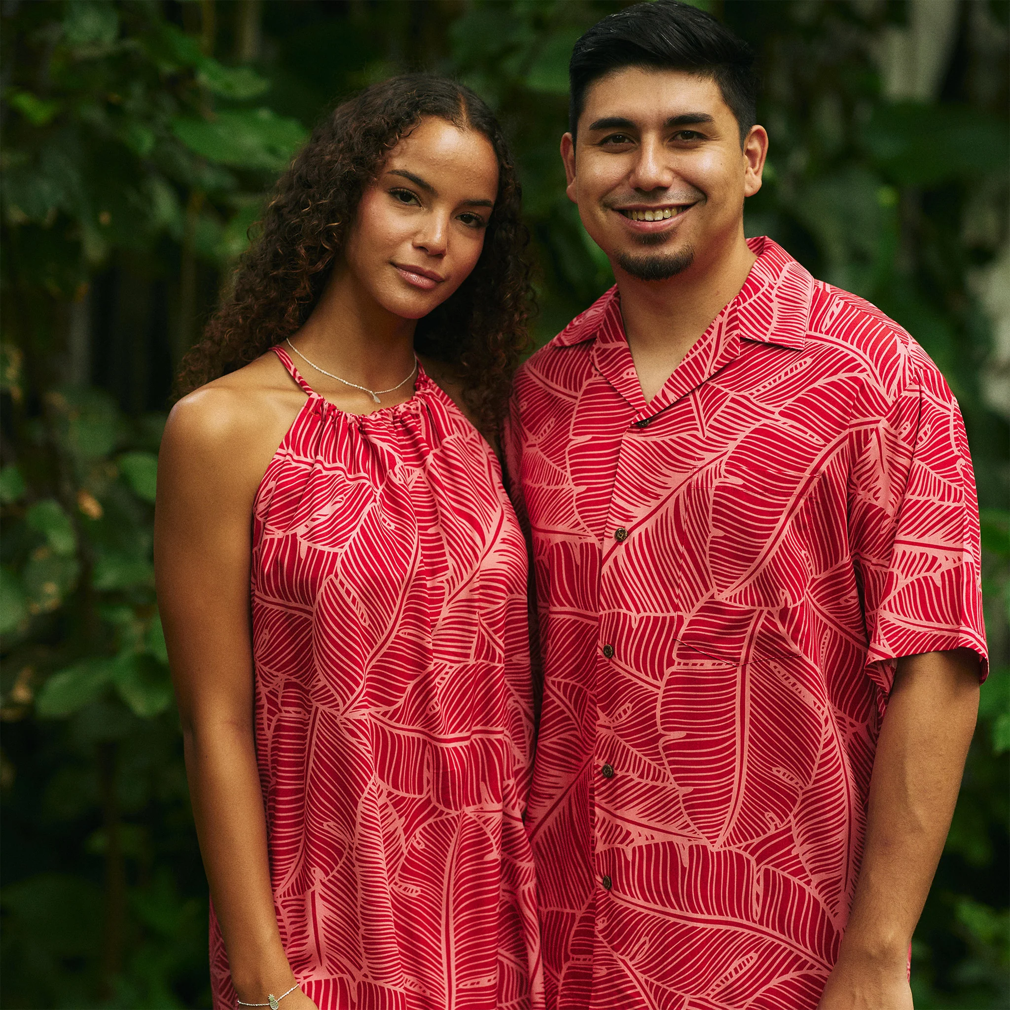 Banana Leaf Knee Length Dress - Image 23