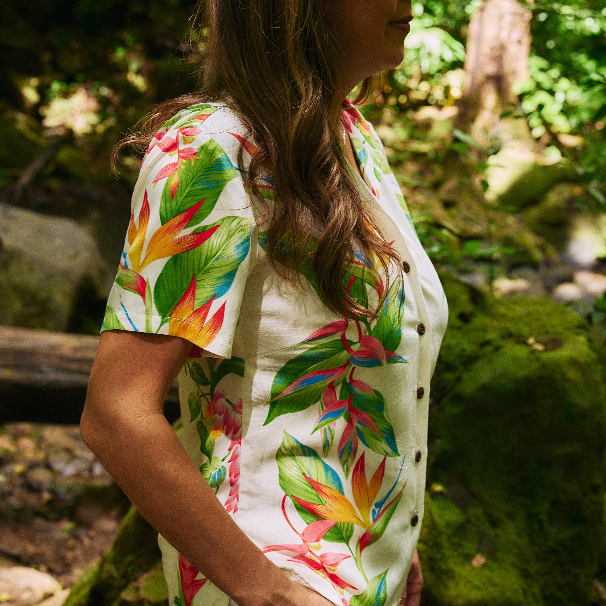 Bird of Paradise Camp Blouse - Image 5