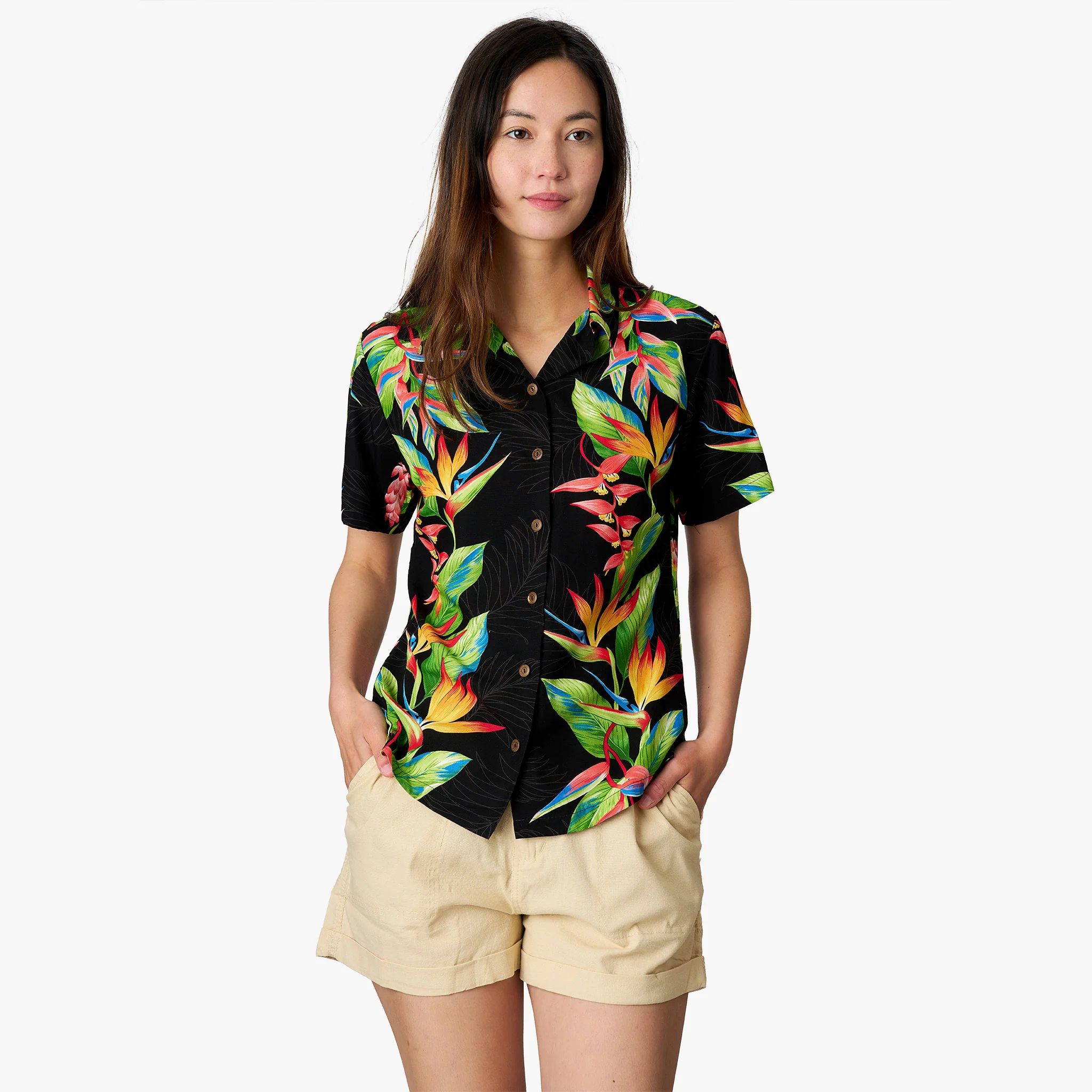 Bird of Paradise Camp Blouse - Image 6