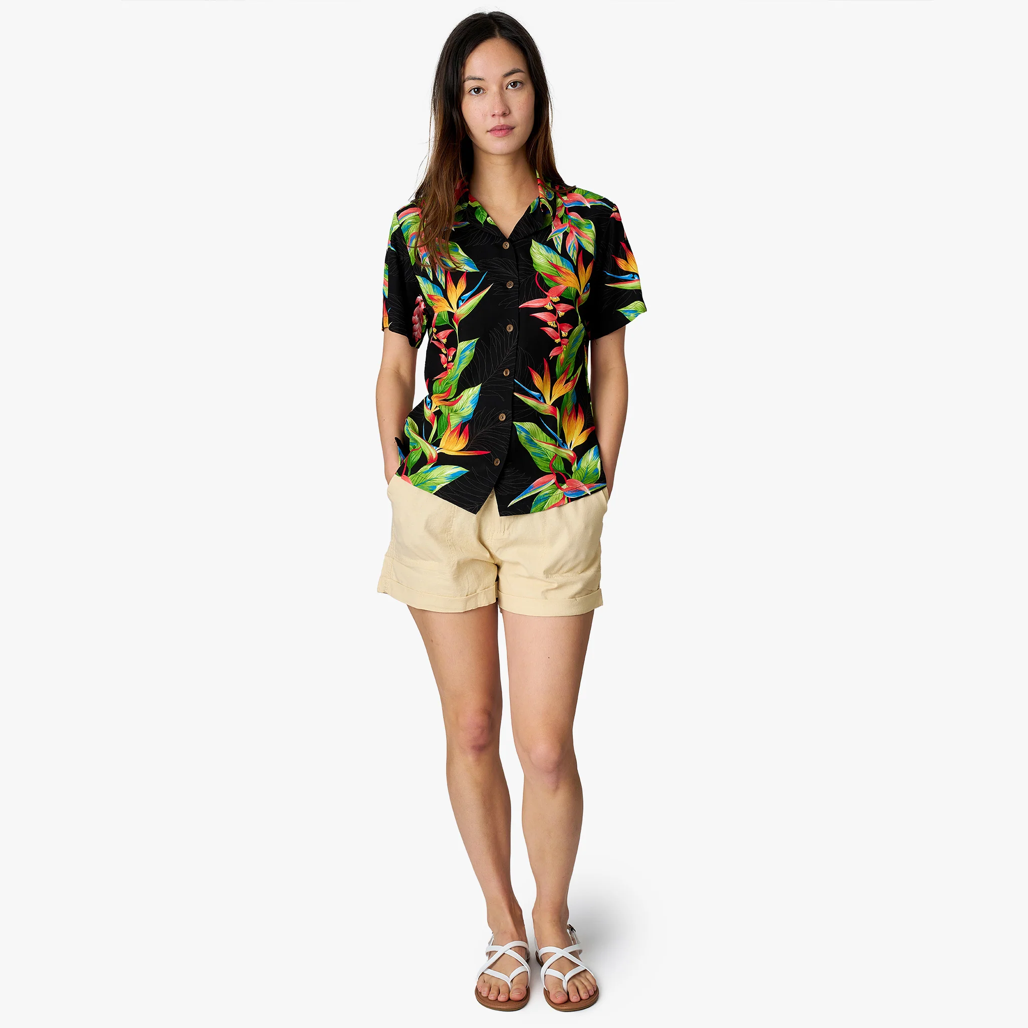 Bird of Paradise Camp Blouse - Image 8
