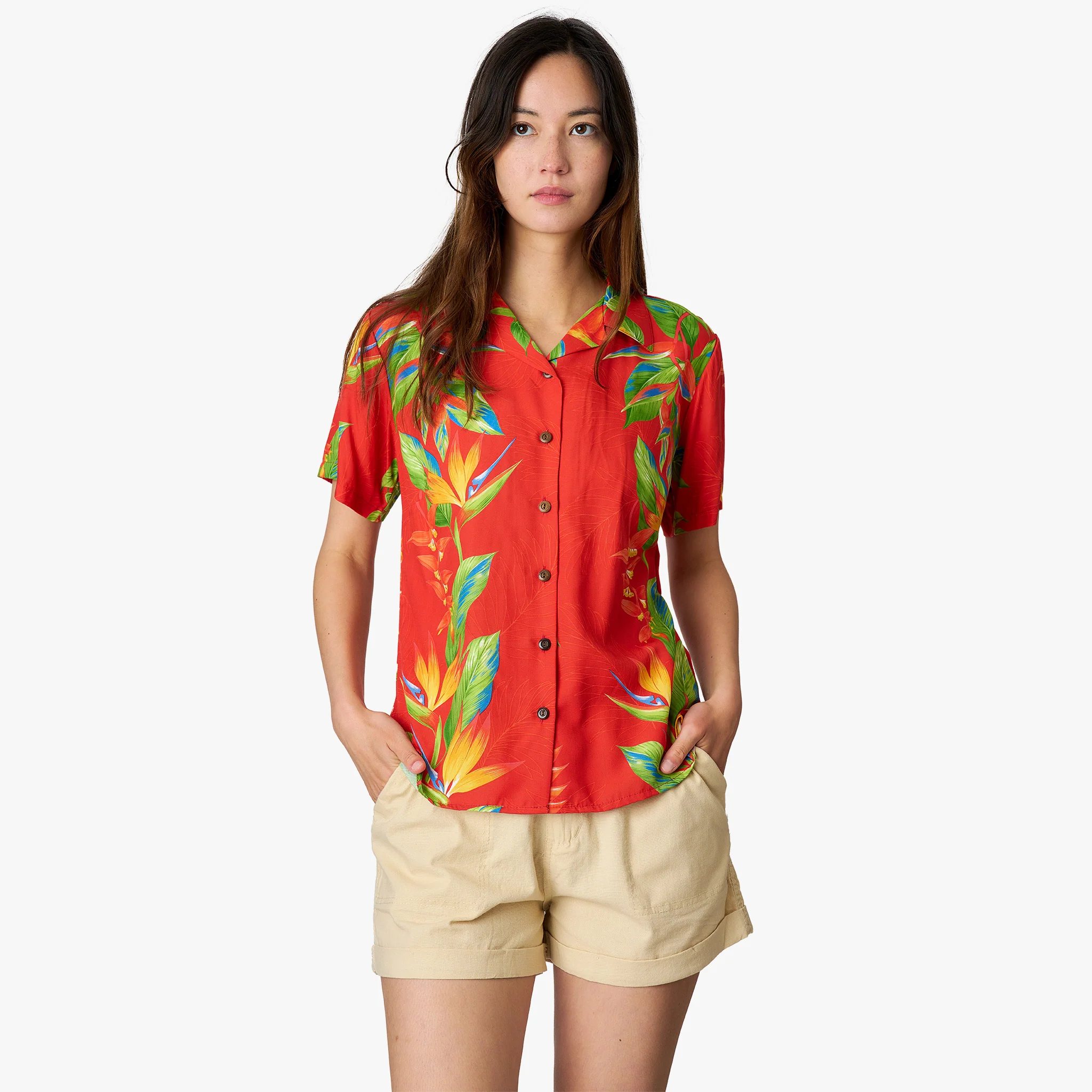 Bird of Paradise Camp Blouse - Image 9