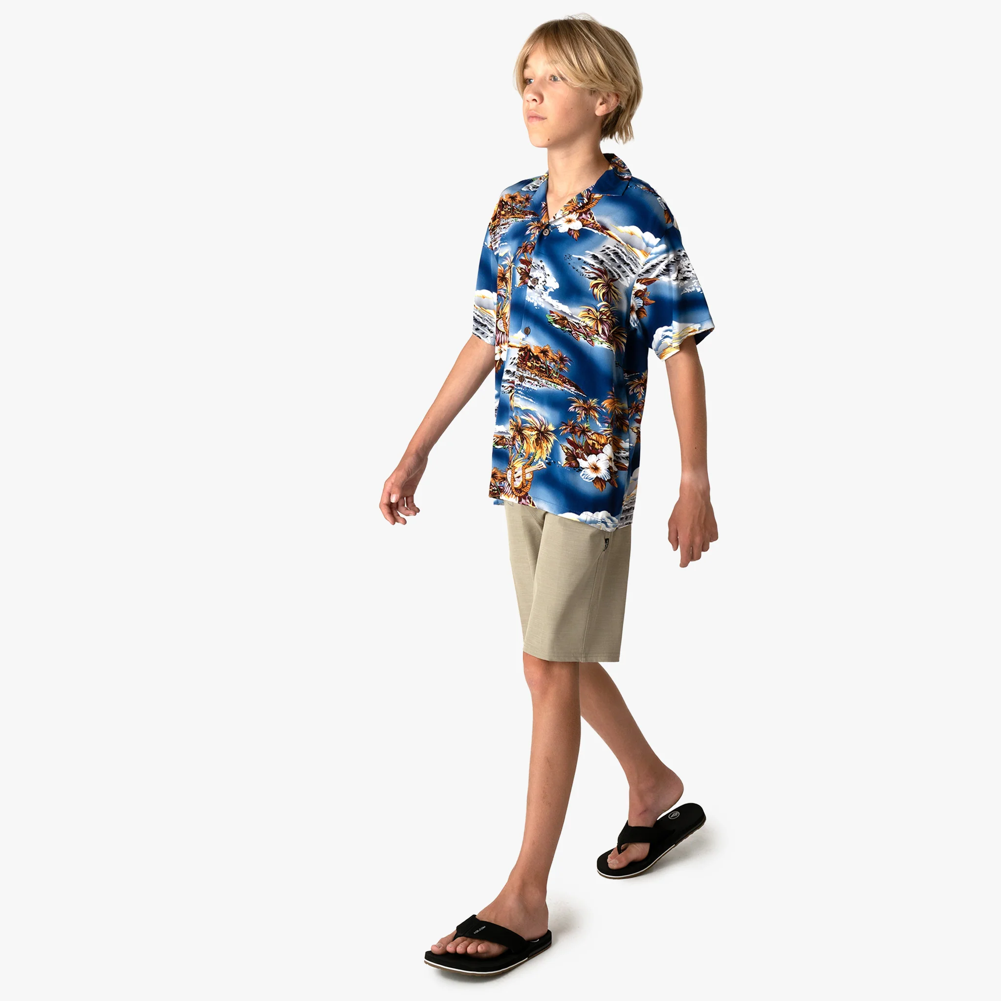 Blue Hawaii Boys Aloha Shirt - Image 3