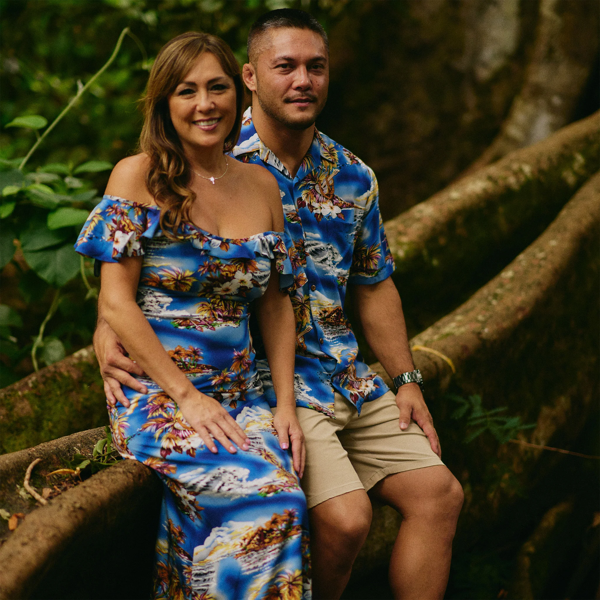 Blue Hawaii Empire Dress - Image 4