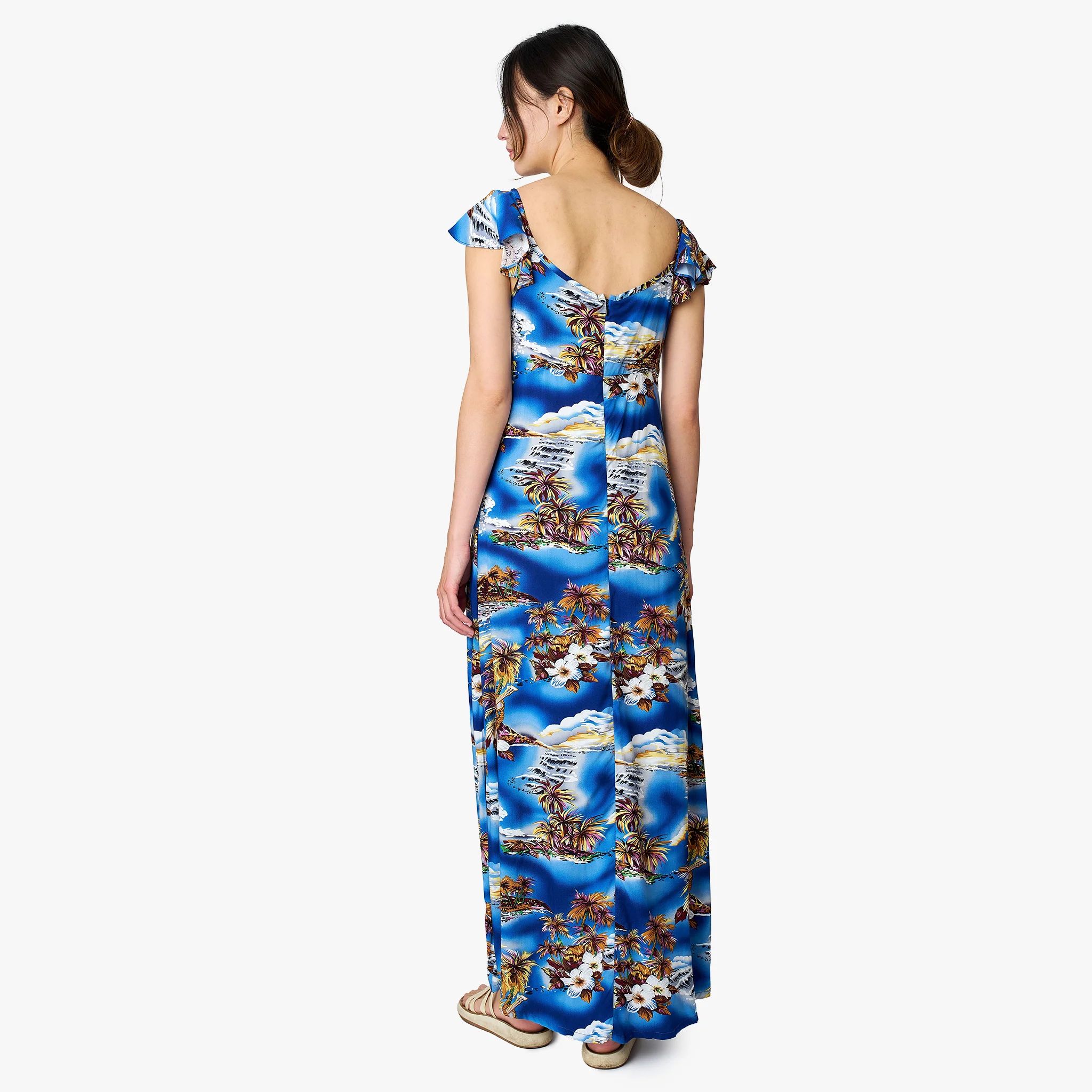 Blue Hawaii Empire Dress - Image 9