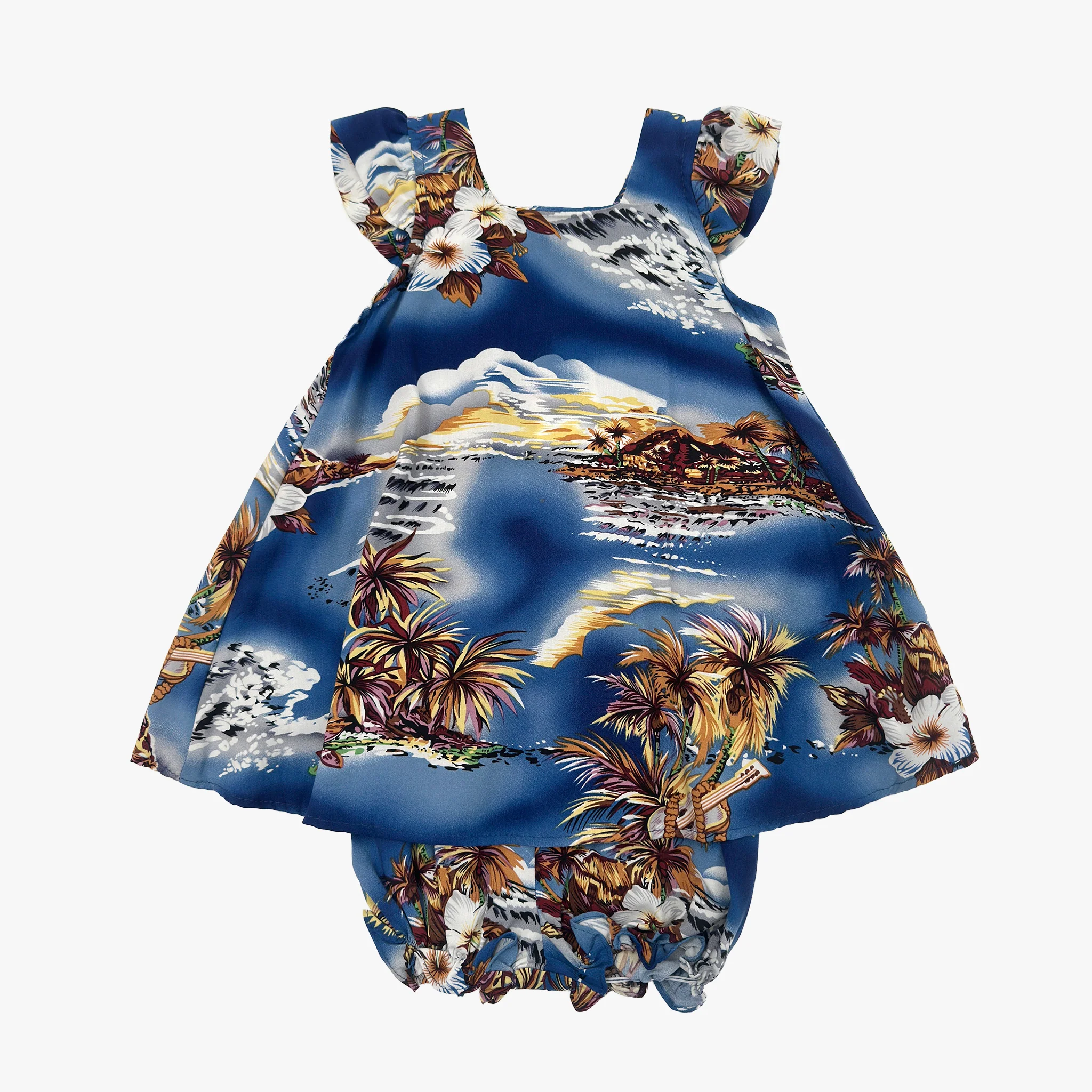 Blue Hawaii Girls Bloomer Set