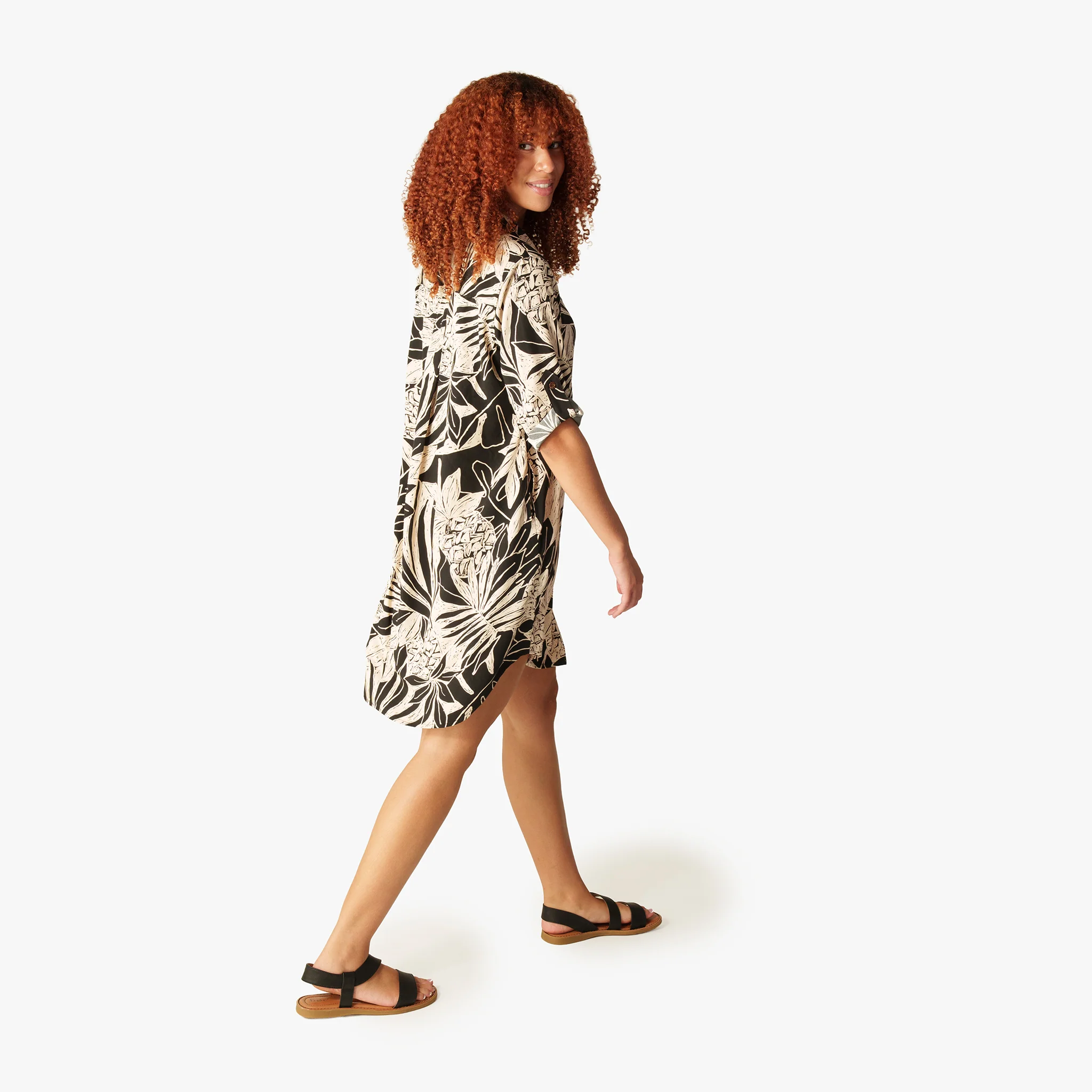 Bold Serenity Aloha Shirt Dress - Image 5