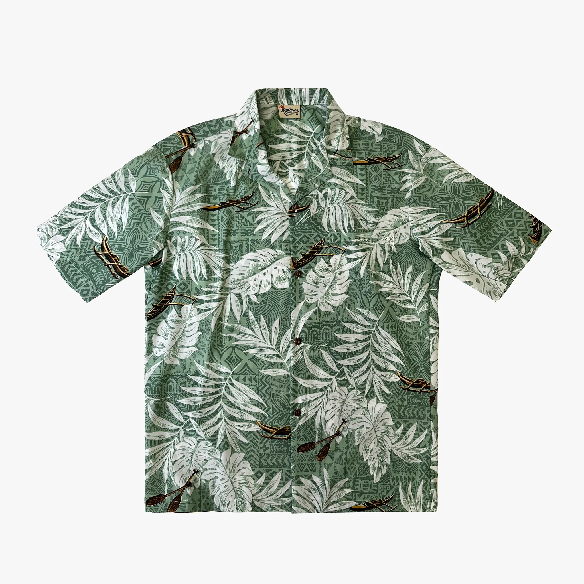 Canoe Monstera Aloha Shirt - Image 5