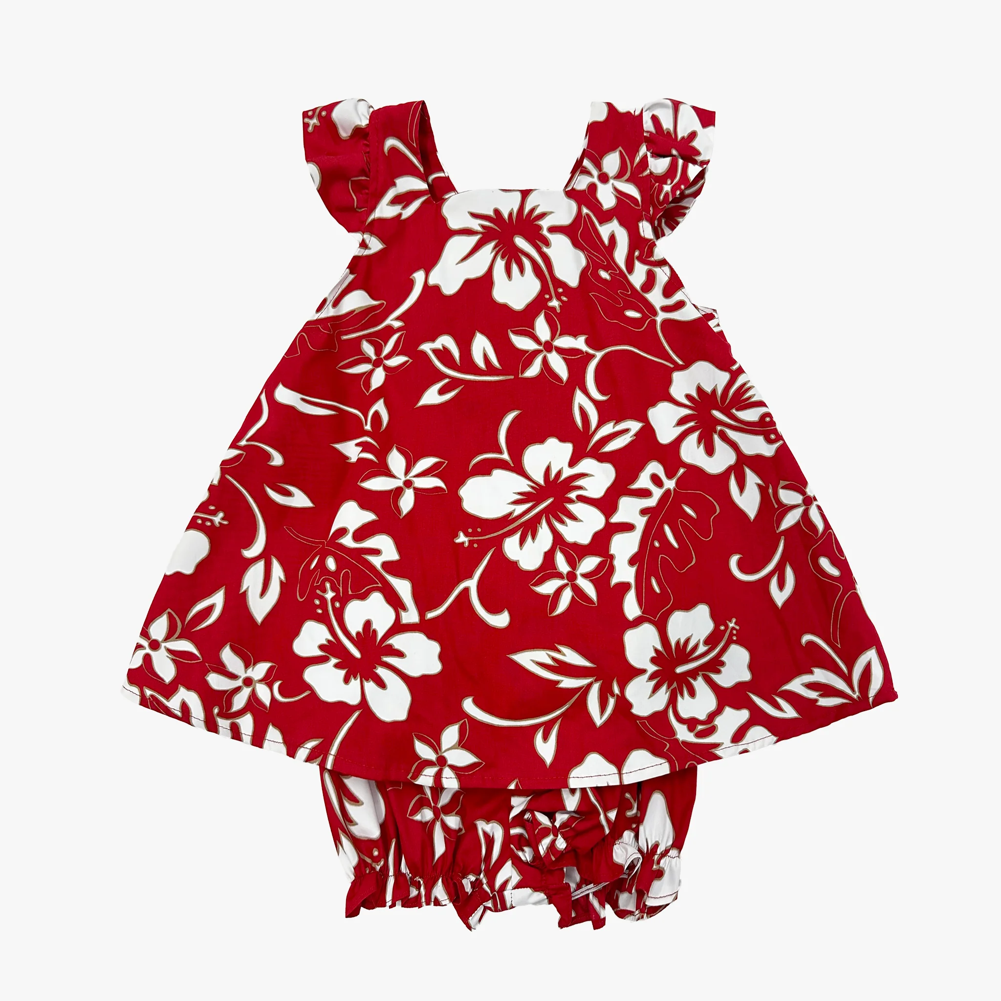 Classic Hibiscus Girls Bloomer Set - Image 6