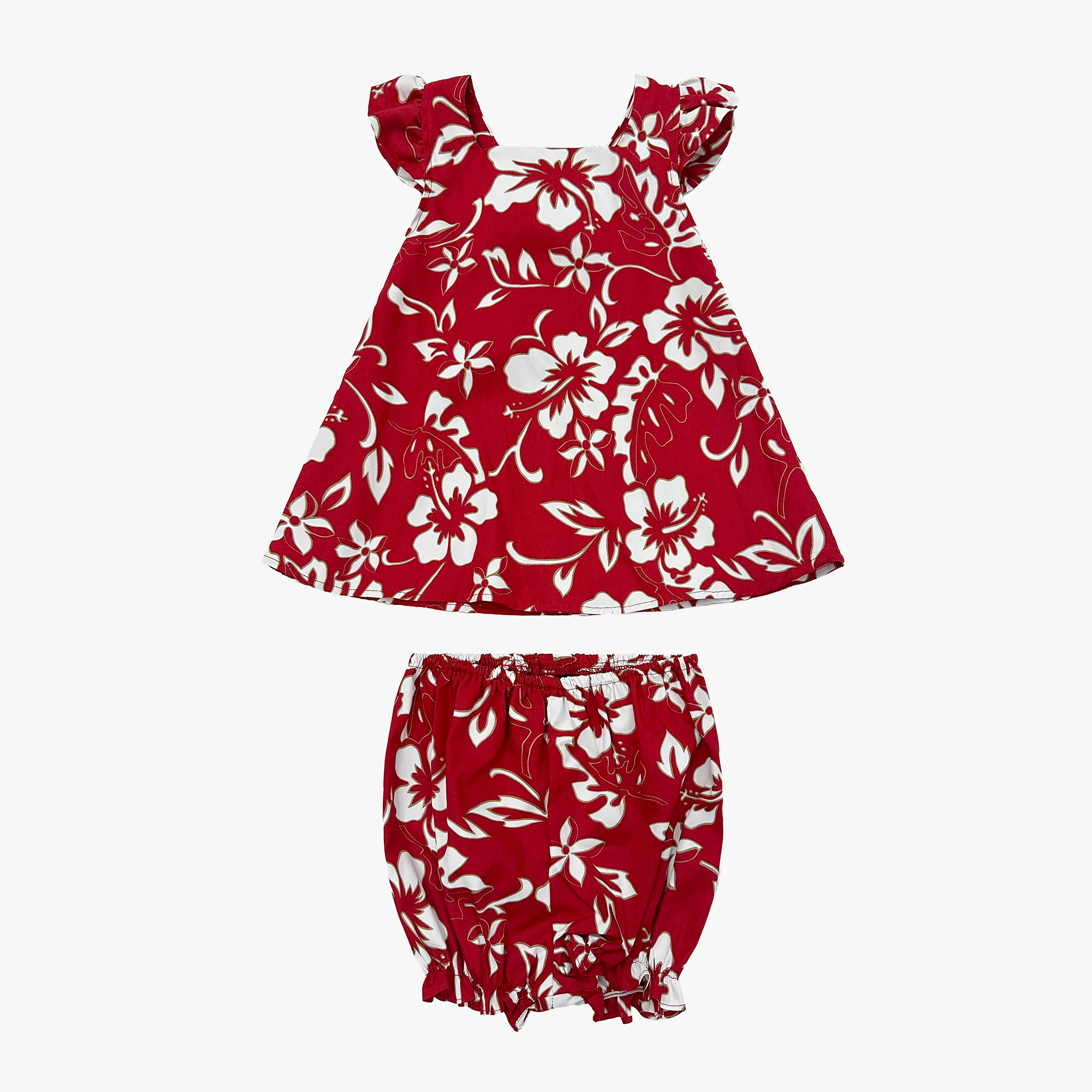 Classic Hibiscus Girls Bloomer Set - Image 7