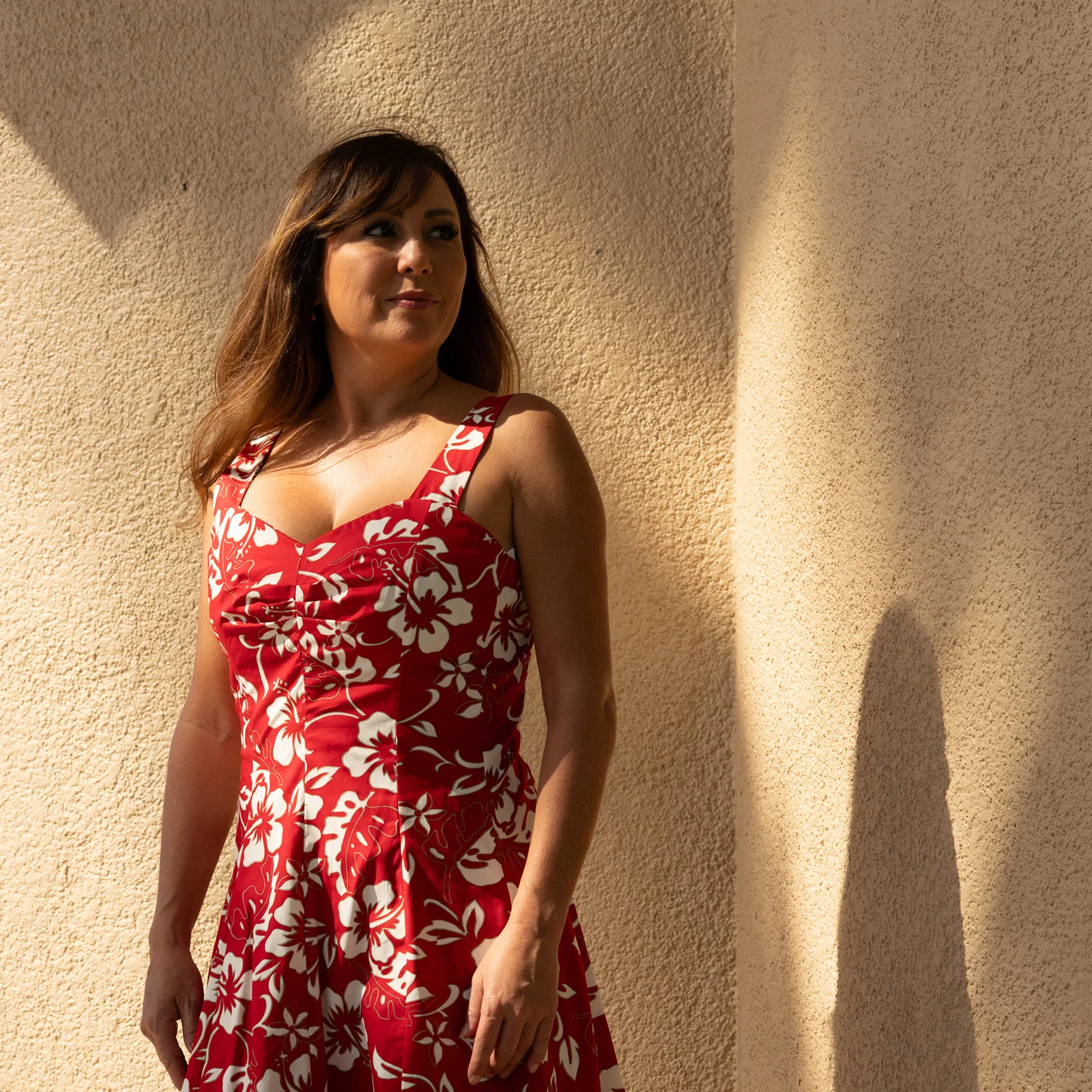 Classic Hibiscus Smock Sundress - Image 2