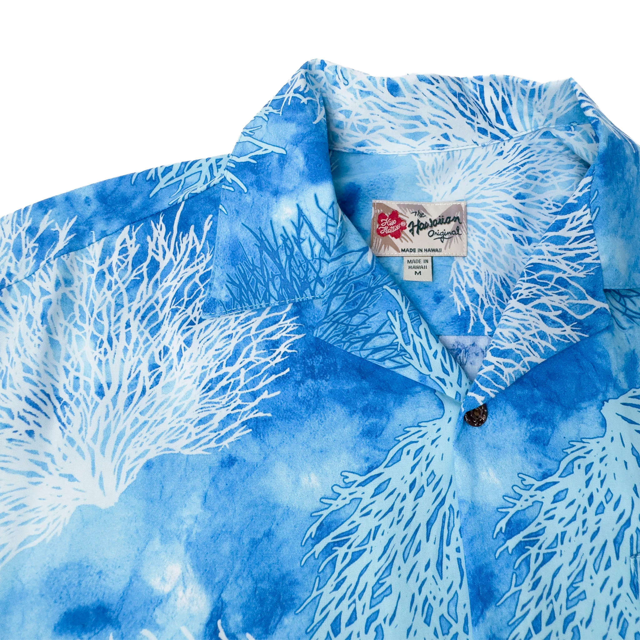 Coral Print Aloha Shirt - Image 17