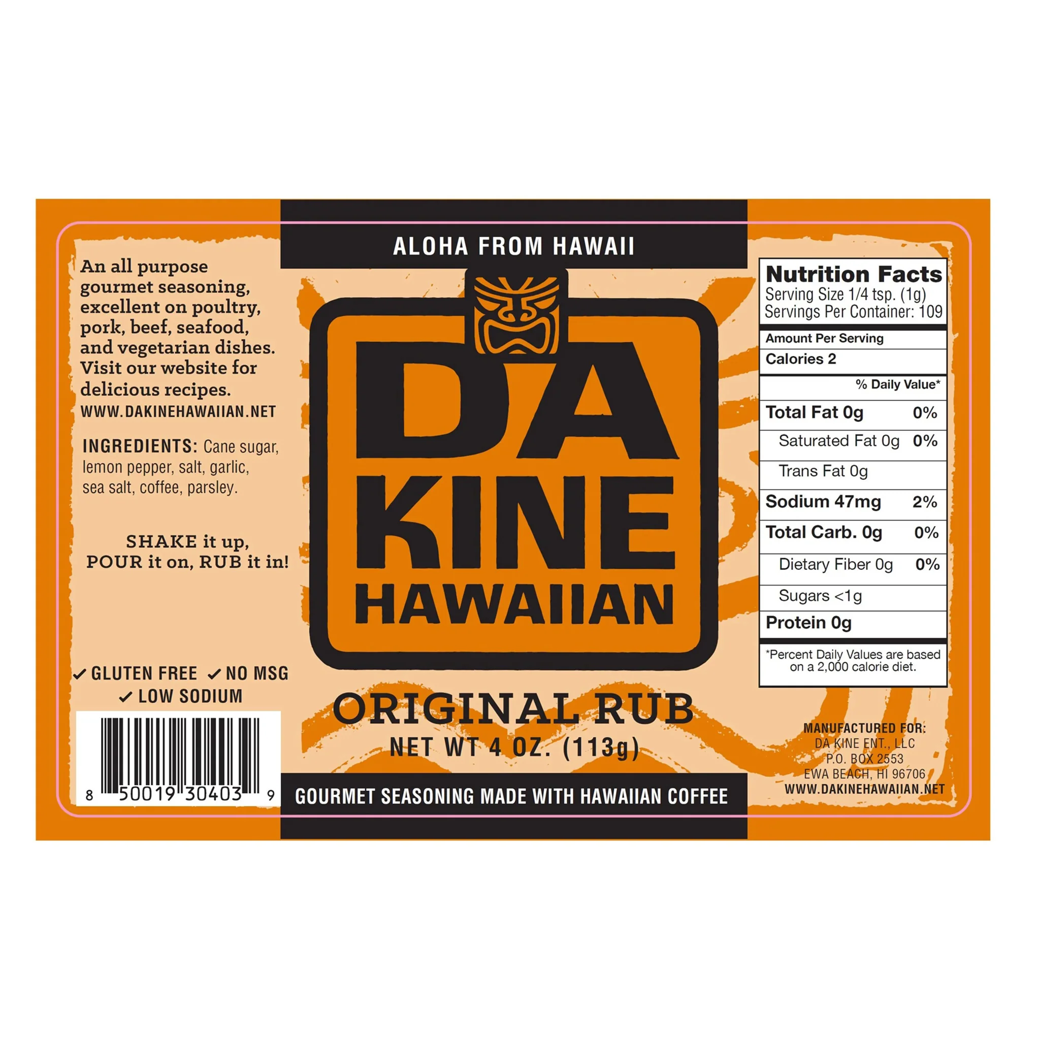 Da Kine Hawaii Rub - Image 2