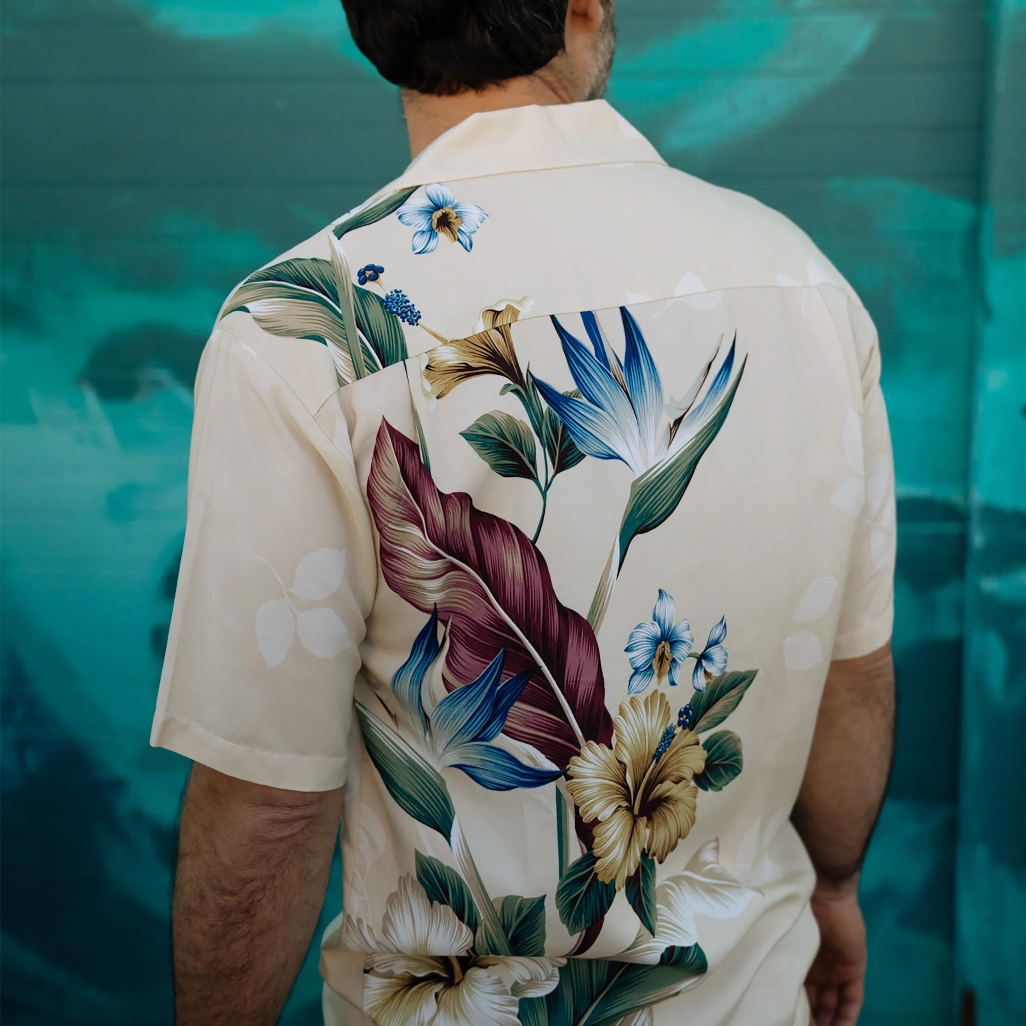 Floral Bird of Paradise Aloha Shirt - Image 6