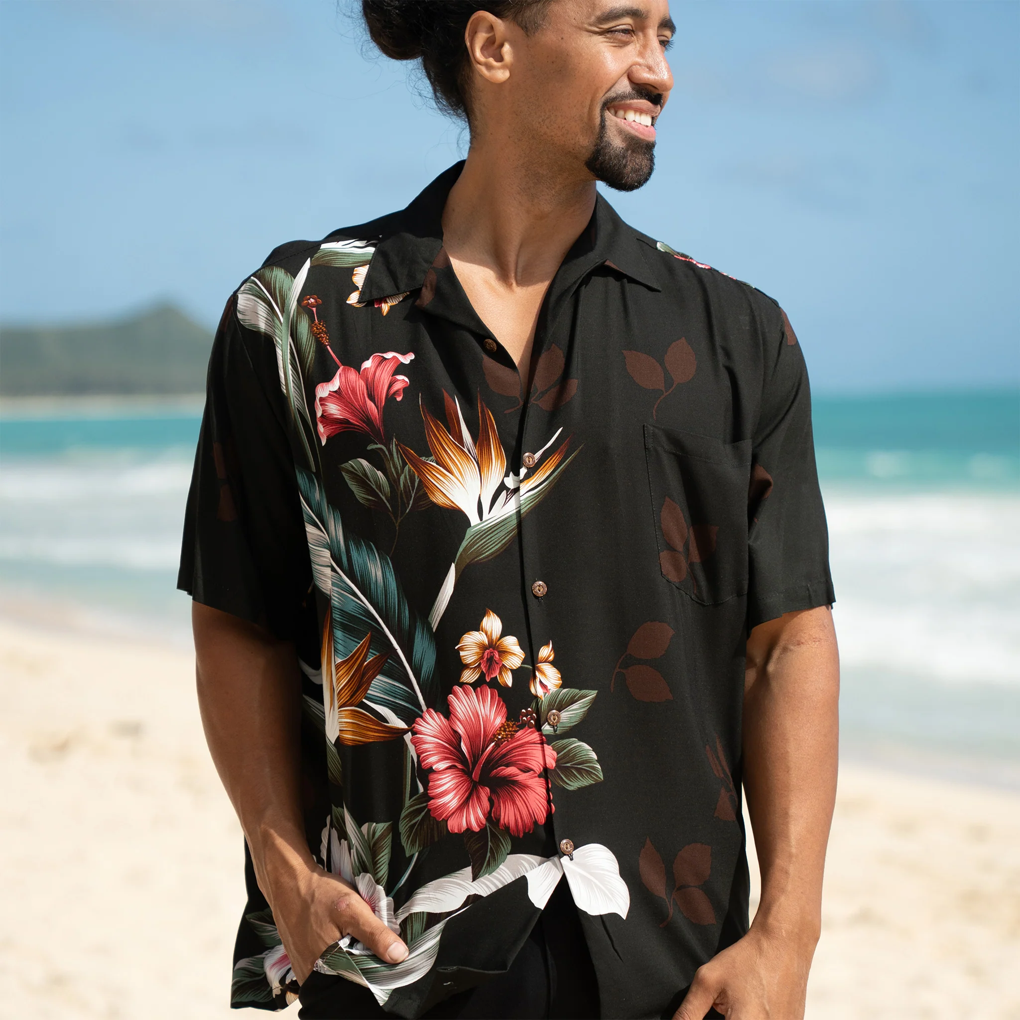 Floral Bird of Paradise Aloha Shirt - Image 9