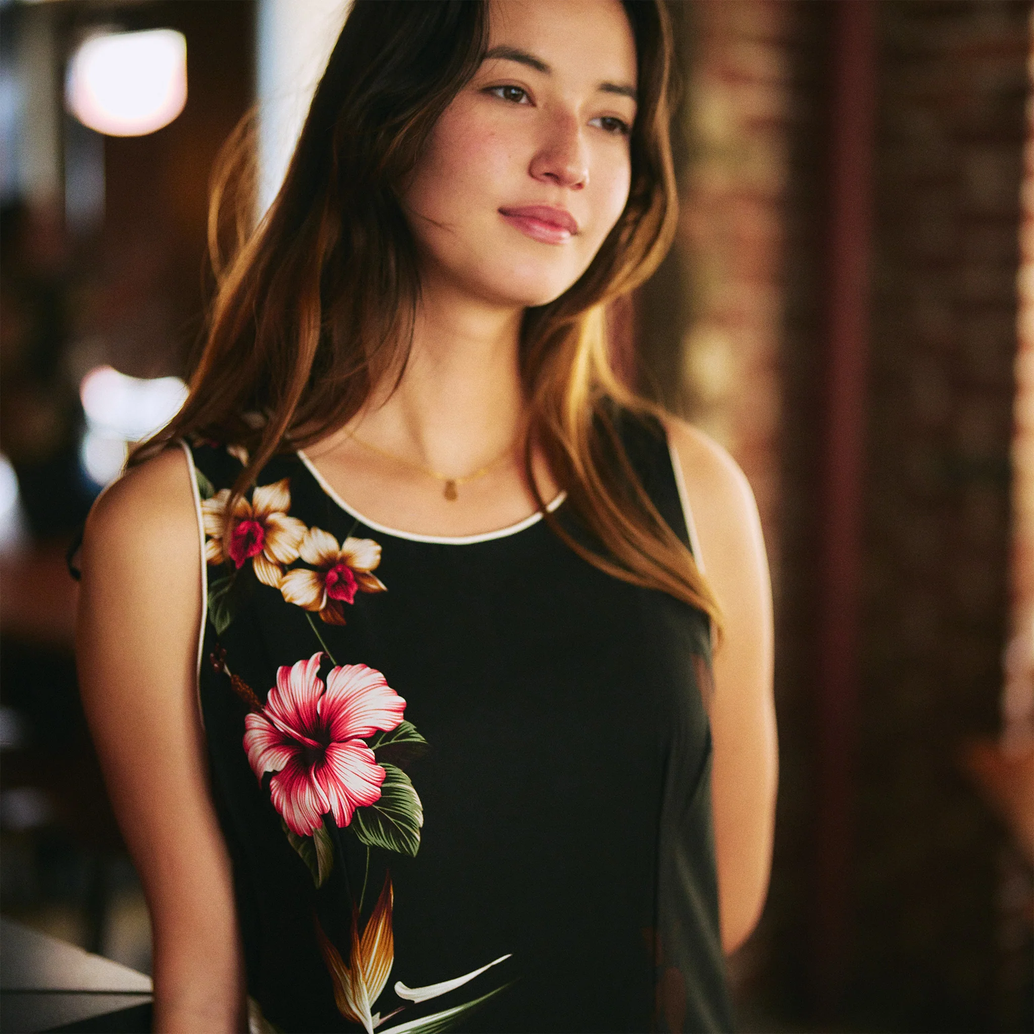 Floral Bird of Paradise Long Dress - Image 4