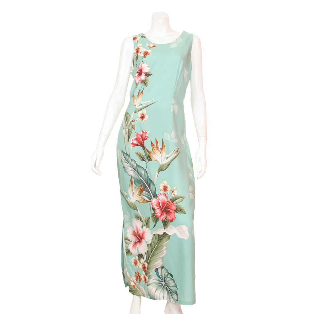 Floral Bird of Paradise Long Dress - Image 6