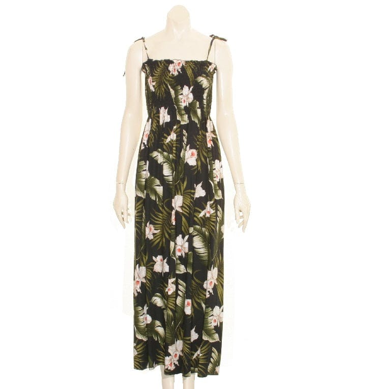 Orchid Floral Long Smock Dress - Image 2
