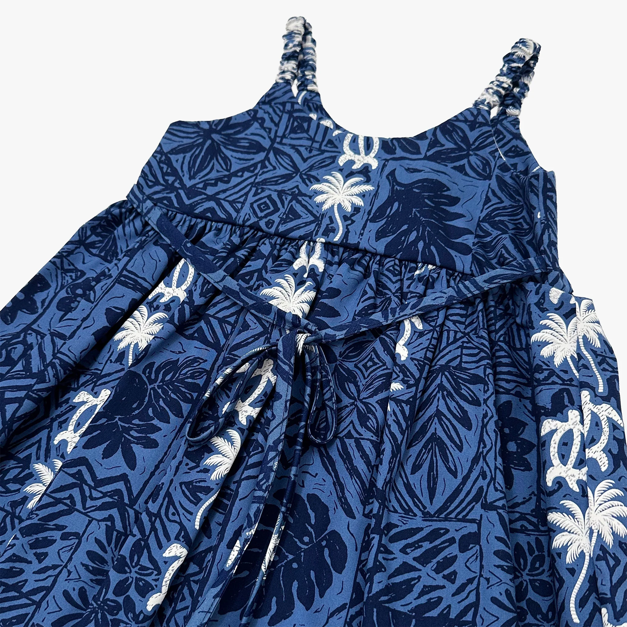 Turtle Panel Little Girls Sundress - Image 3
