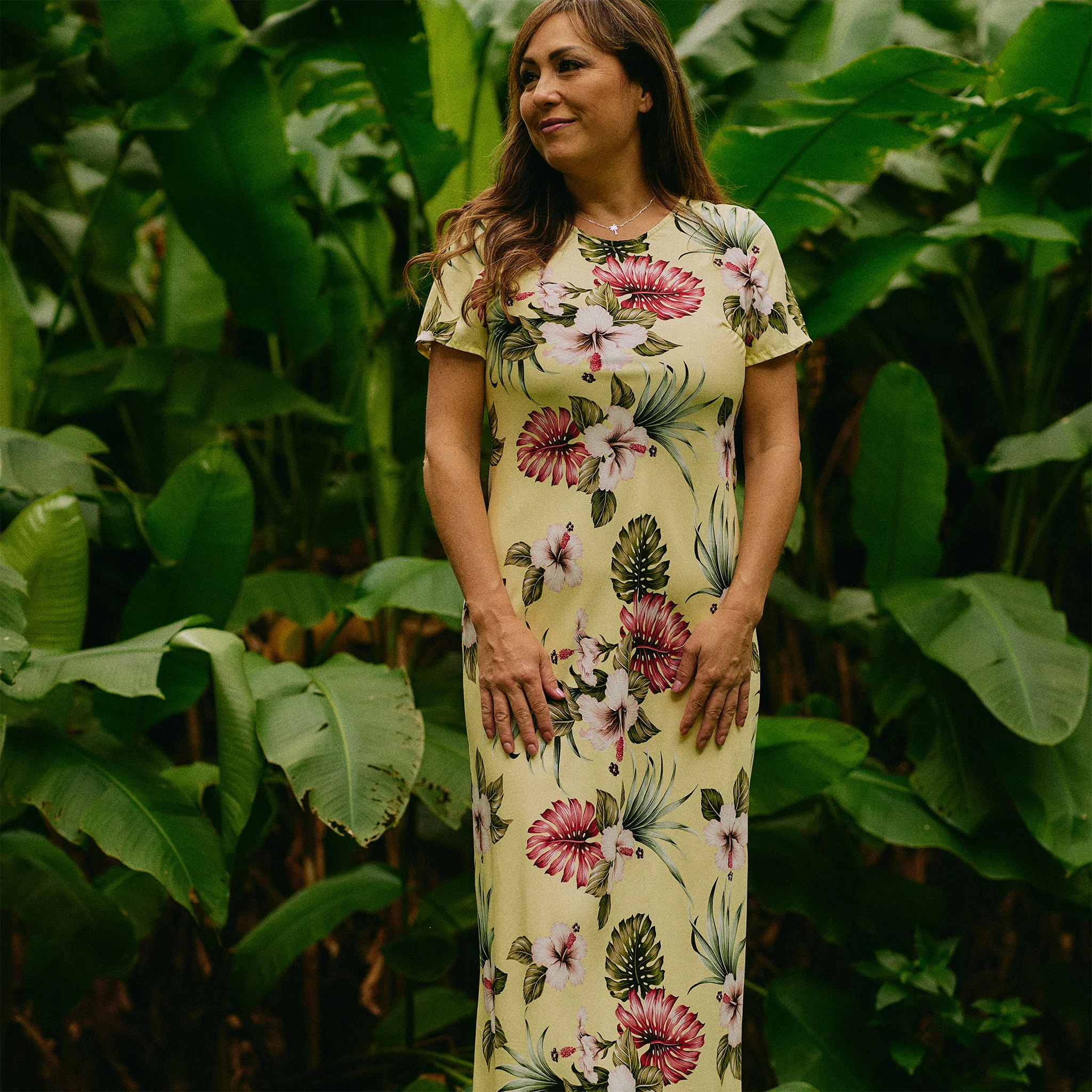 Hawaiian Floral Long Dress - Image 6