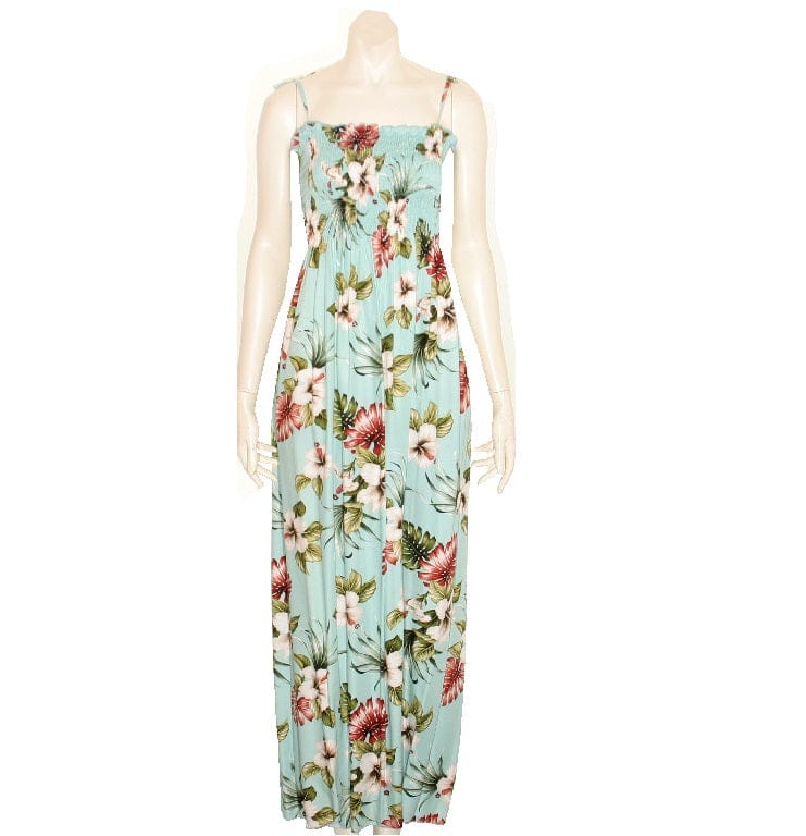 Hawaiian Floral Long Smock Dress - Image 2