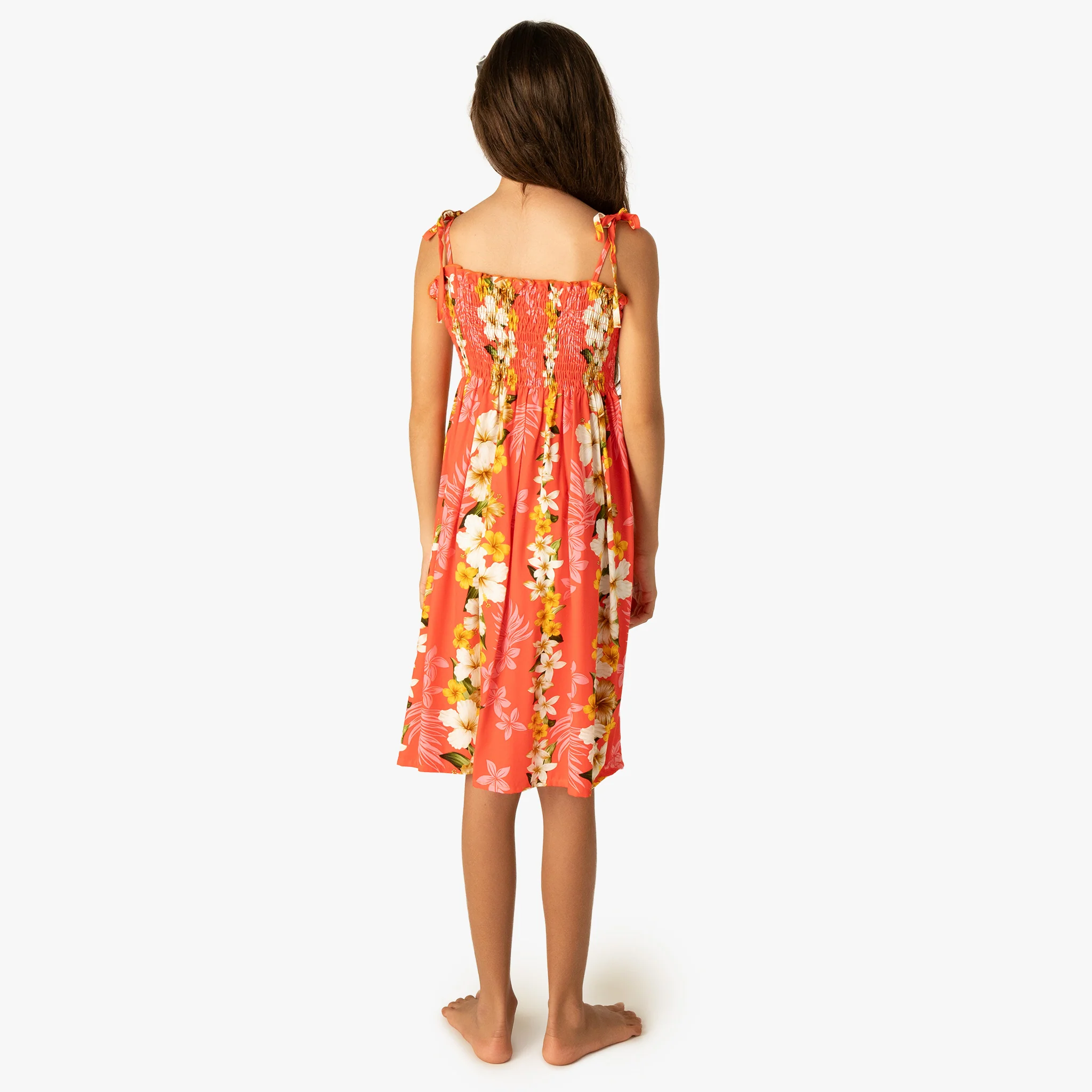 Plumeria Panel Girls Tube Dress - Image 16