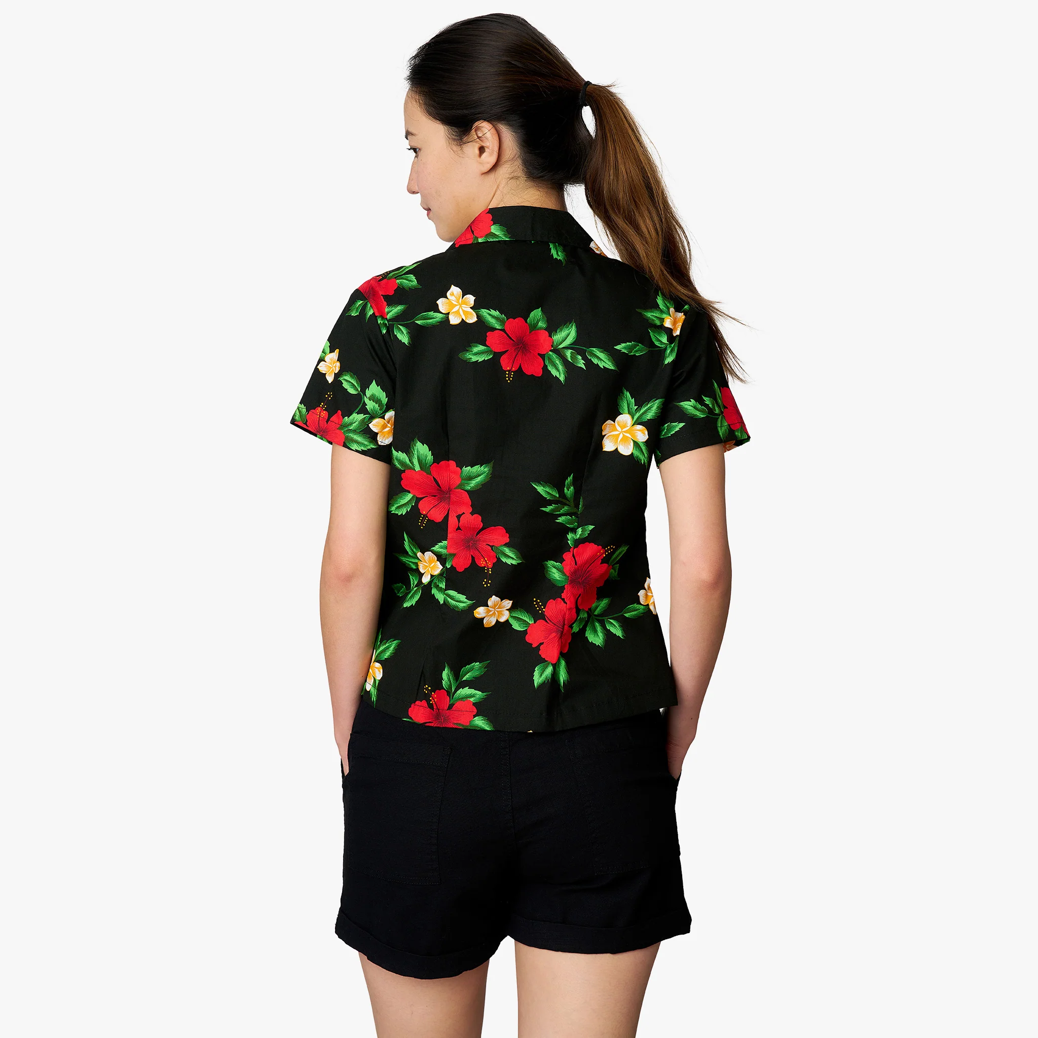 Hibiscus Dream Camp Blouse - Image 3