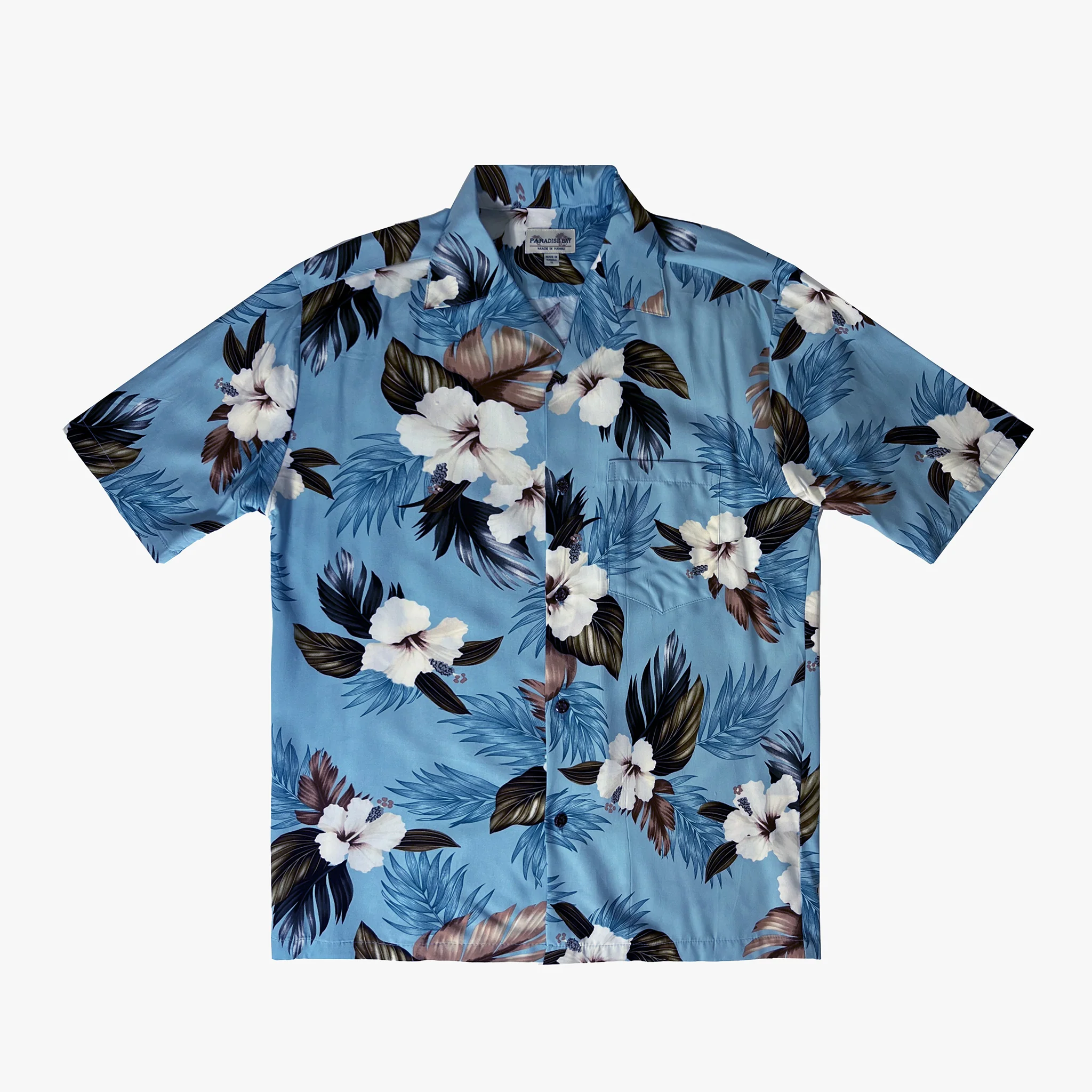 Hibiscus Floral Aloha Shirt - Image 3
