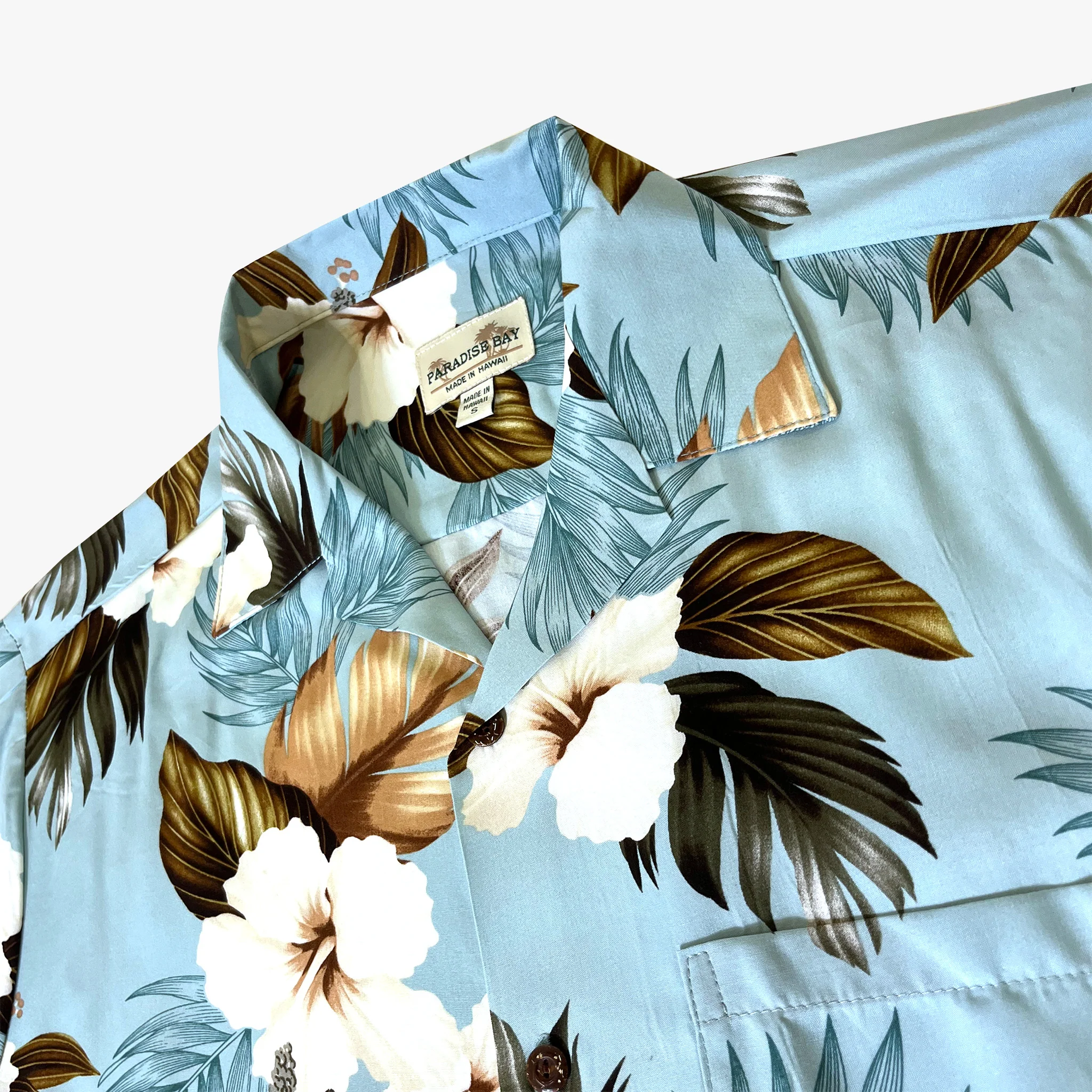 Hibiscus Floral Aloha Shirt - Image 4