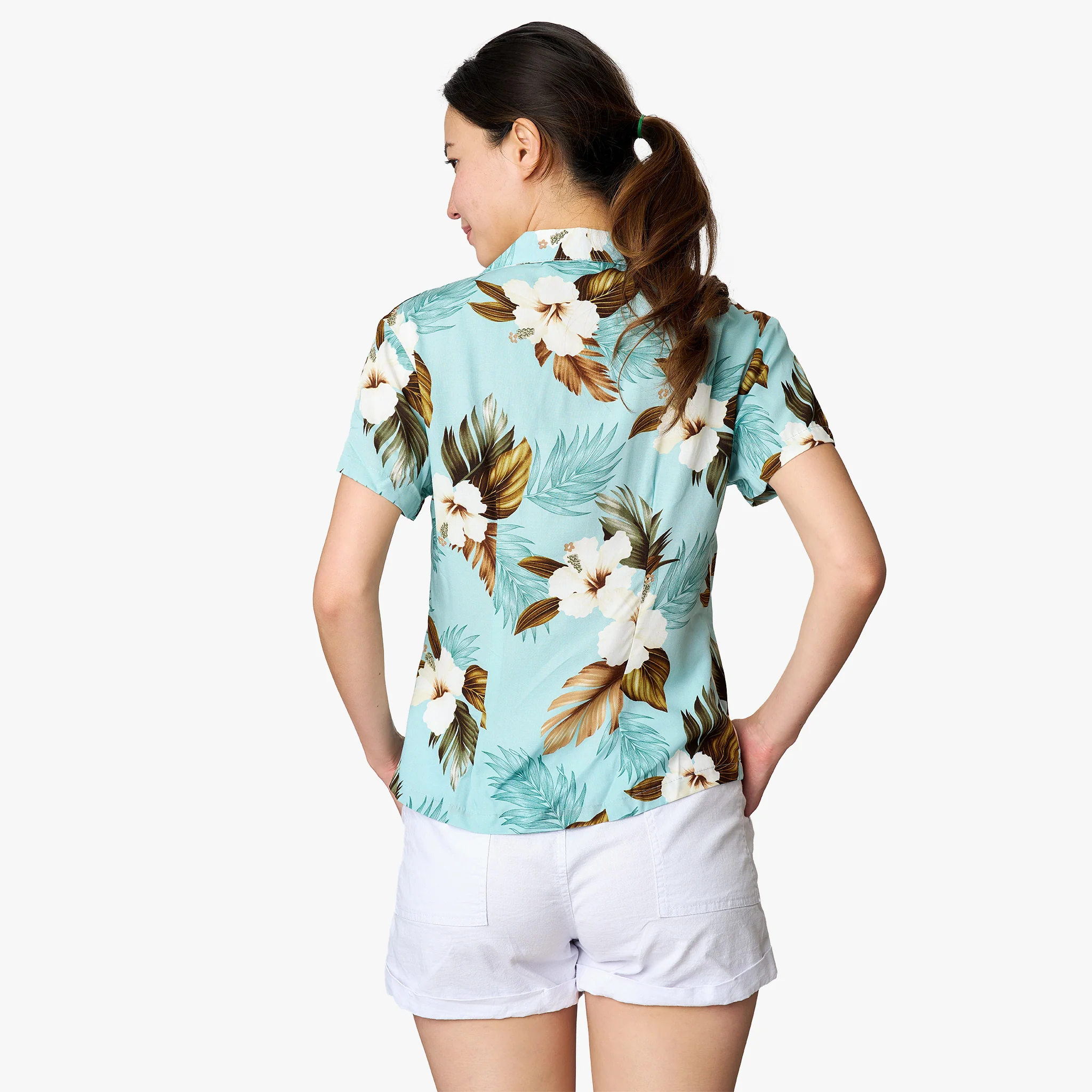 Hibiscus Floral Blouse - Image 5