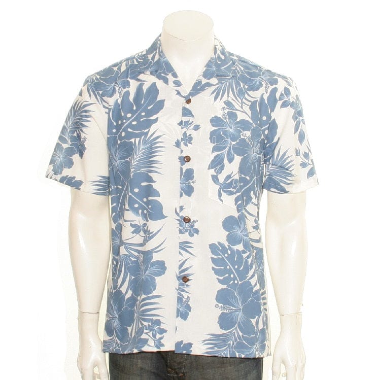 Hibiscus Palm Panel Aloha Shirt - Image 5
