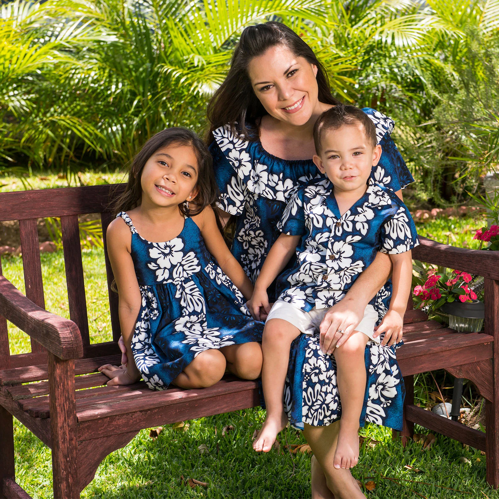Hibiscus Panel Little Girls Sundress