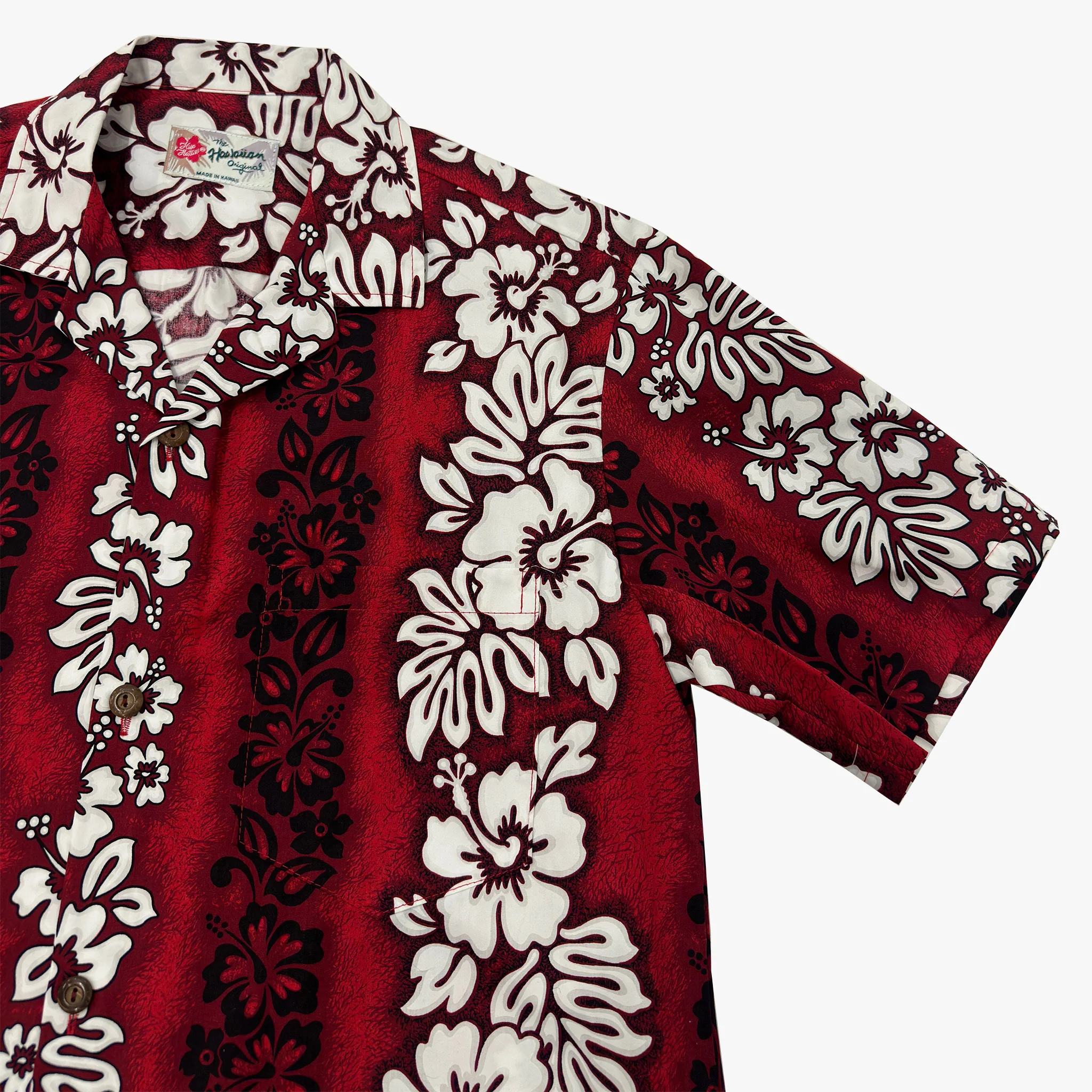 Hibiscus Panel Aloha Shirt - Image 5