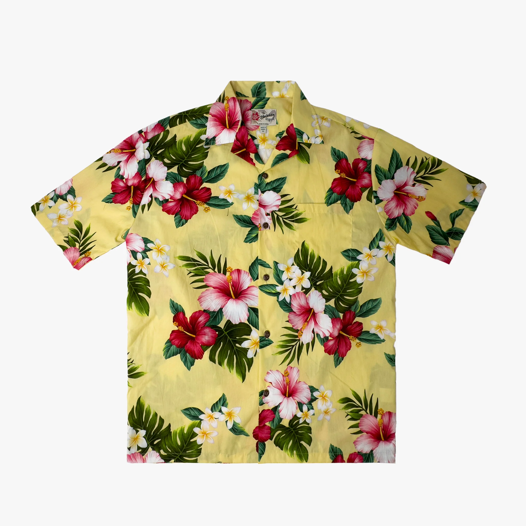 Hibiscus Plumeria Aloha Shirt - Image 10