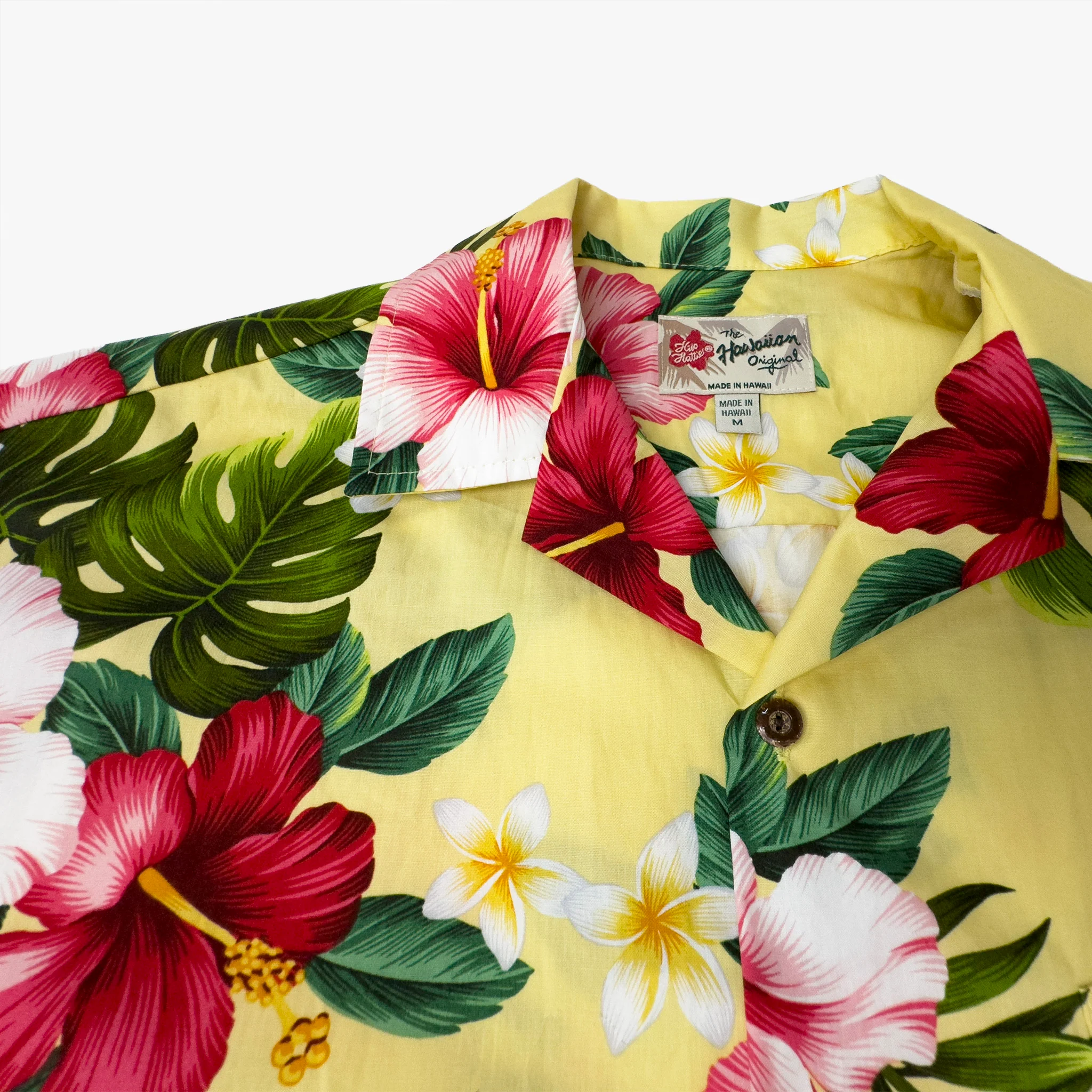 Hibiscus Plumeria Aloha Shirt - Image 11