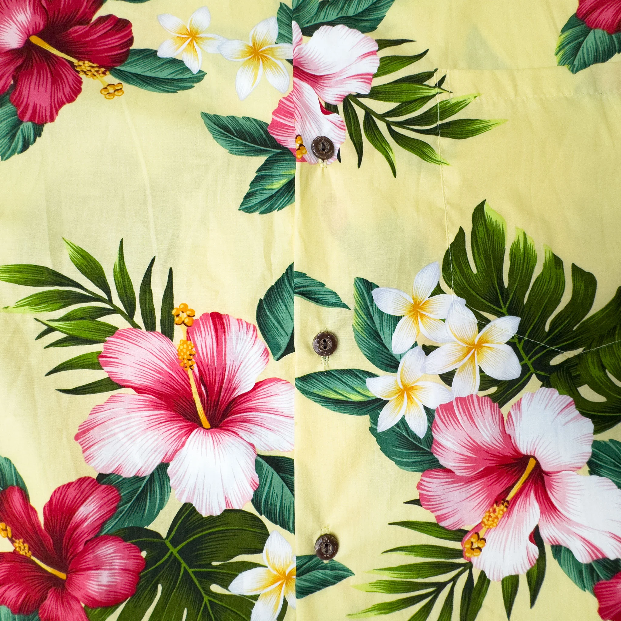 Hibiscus Plumeria Aloha Shirt - Image 13