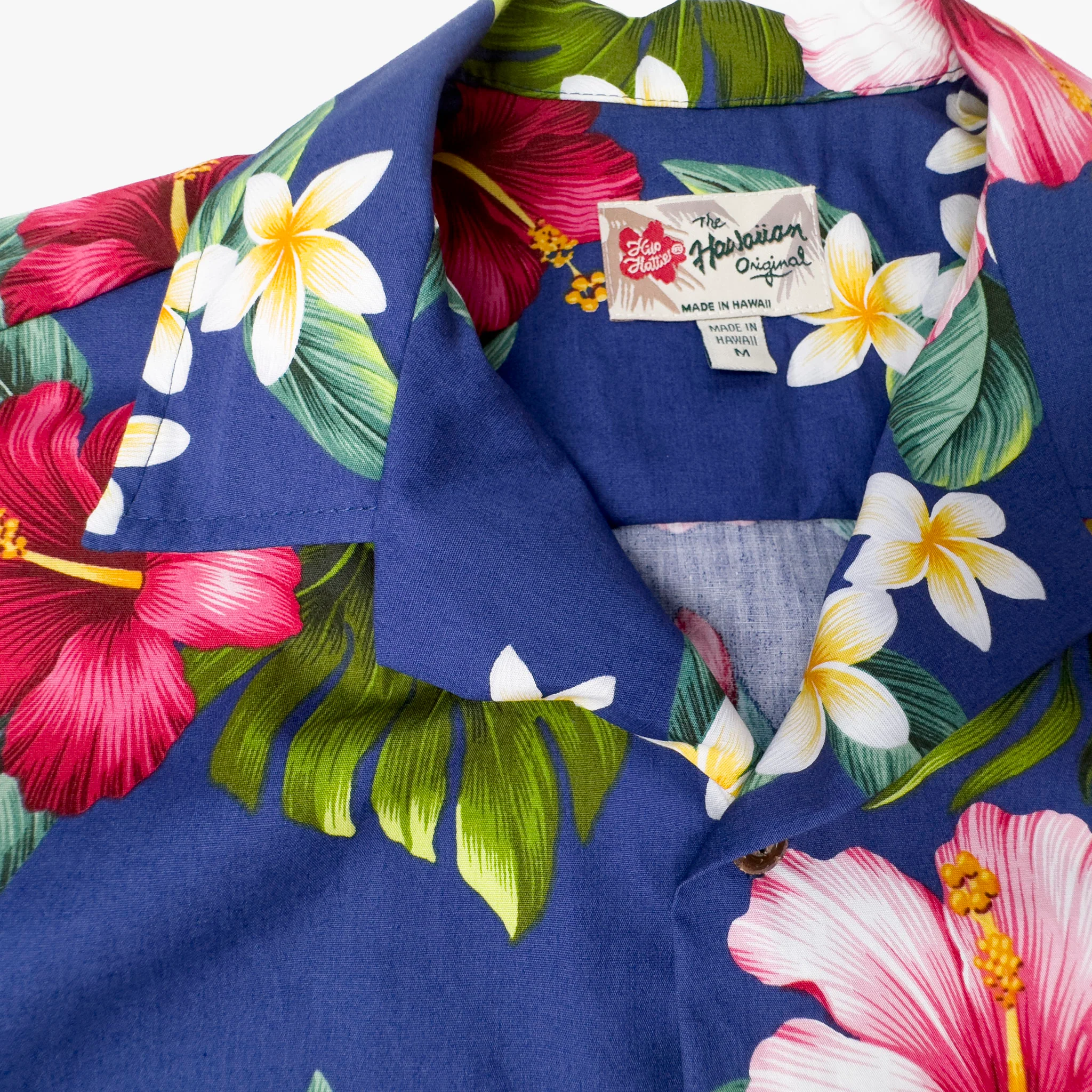 Hibiscus Plumeria Aloha Shirt - Image 8