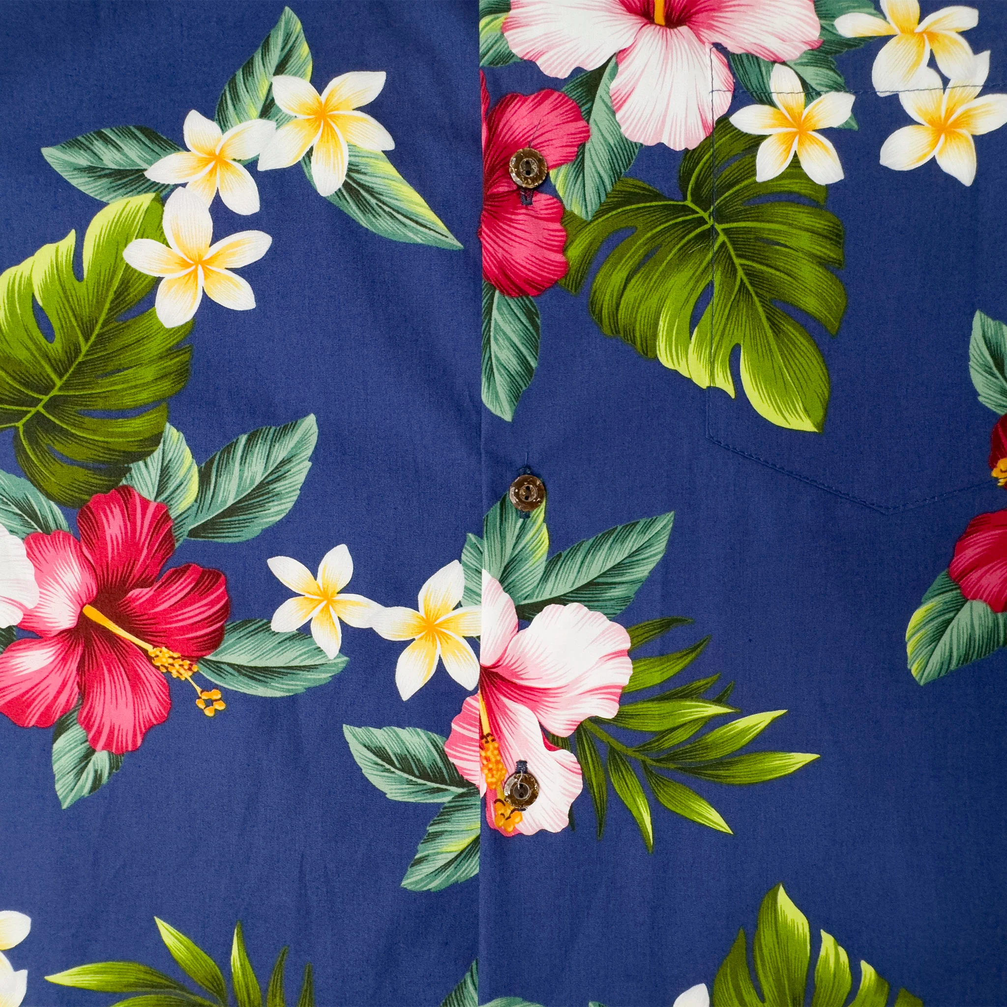 Hibiscus Plumeria Aloha Shirt - Image 9