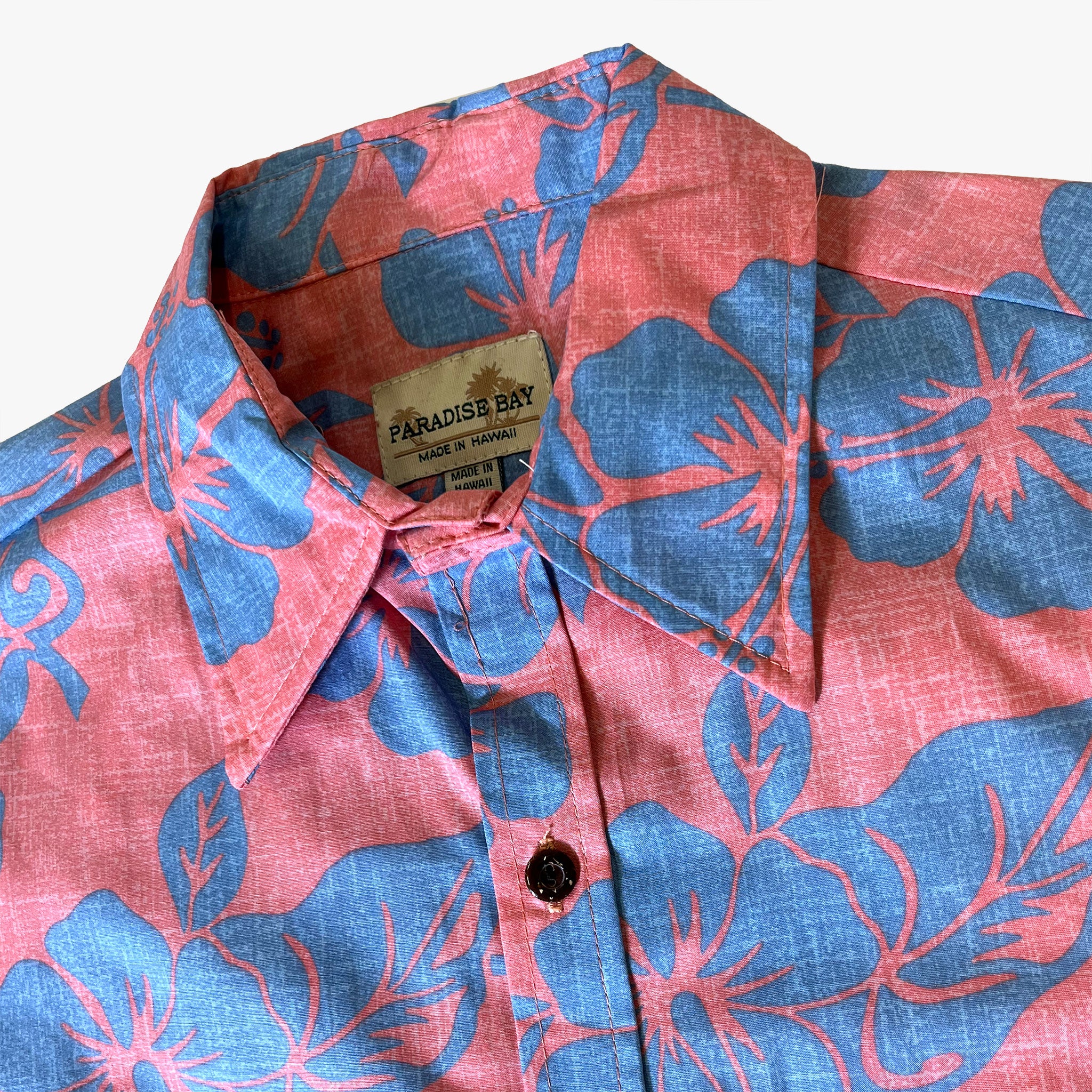 Hibiscus Reverse Print Aloha Shirt - Image 6