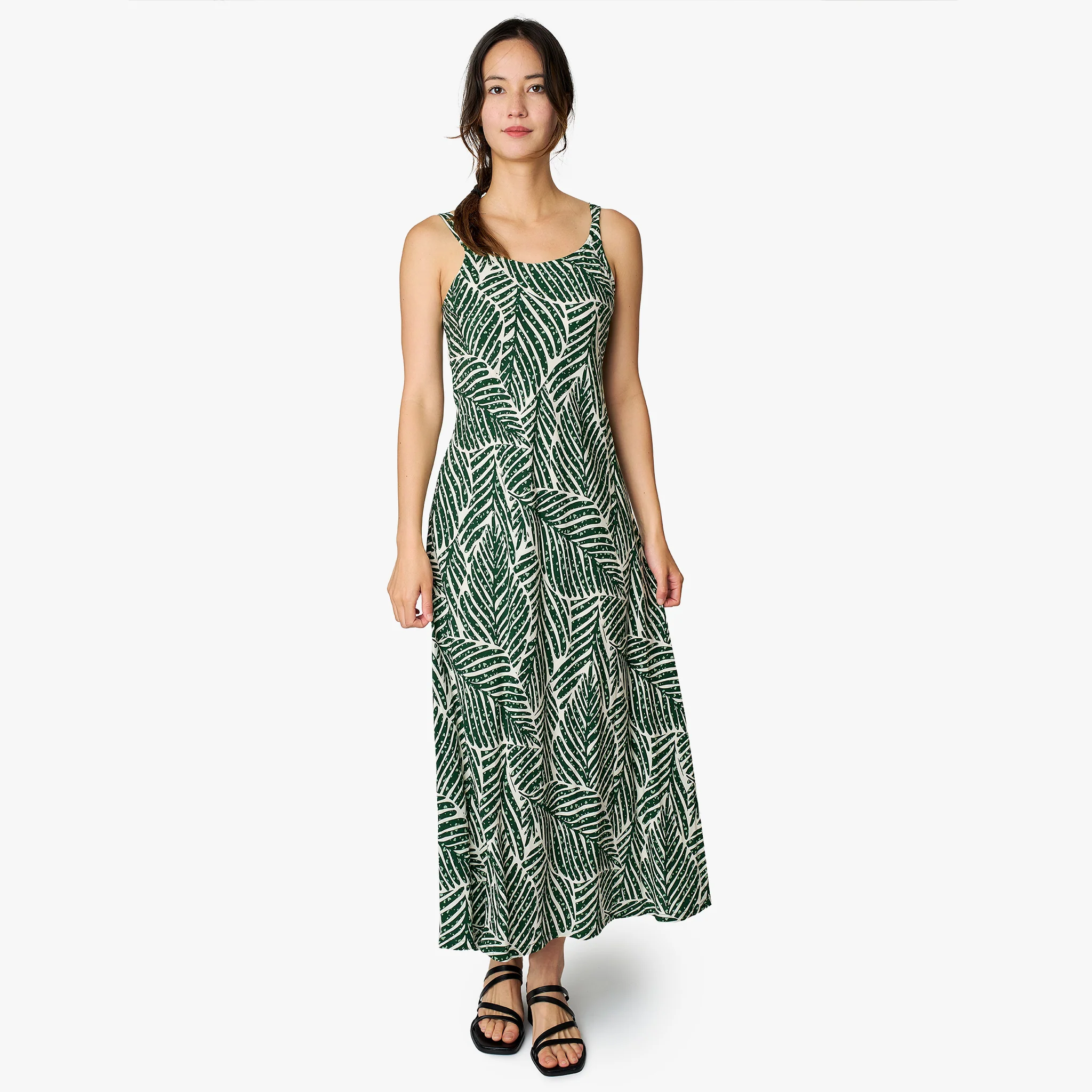 Kiko Leaf Long Dress - Image 2