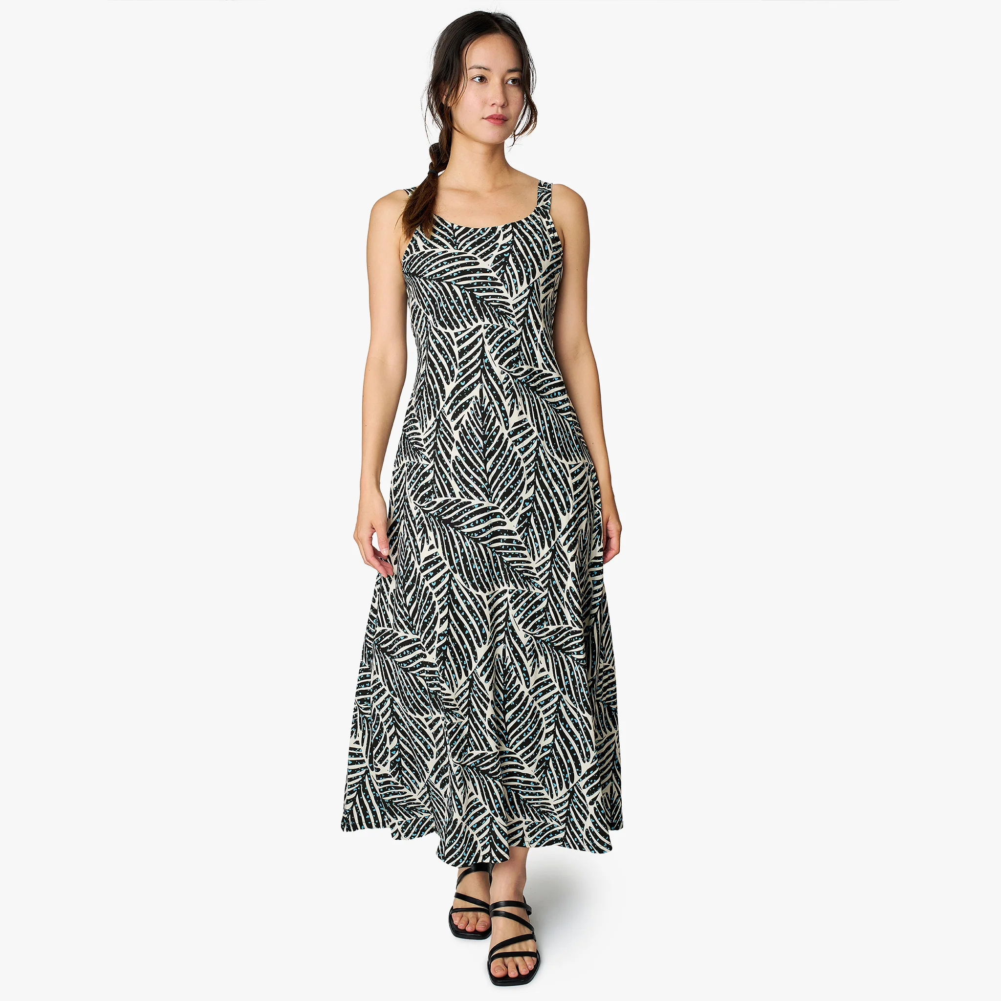 Kiko Leaf Long Dress - Image 8