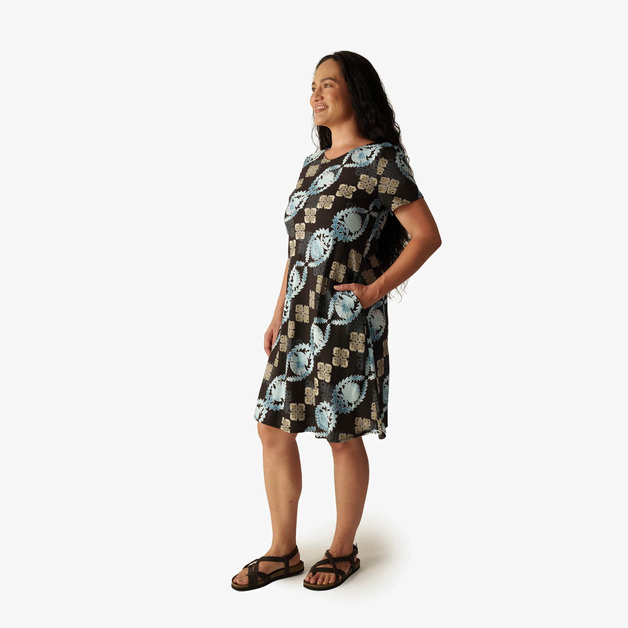 Lehua Quilt Short Dress - Image 4