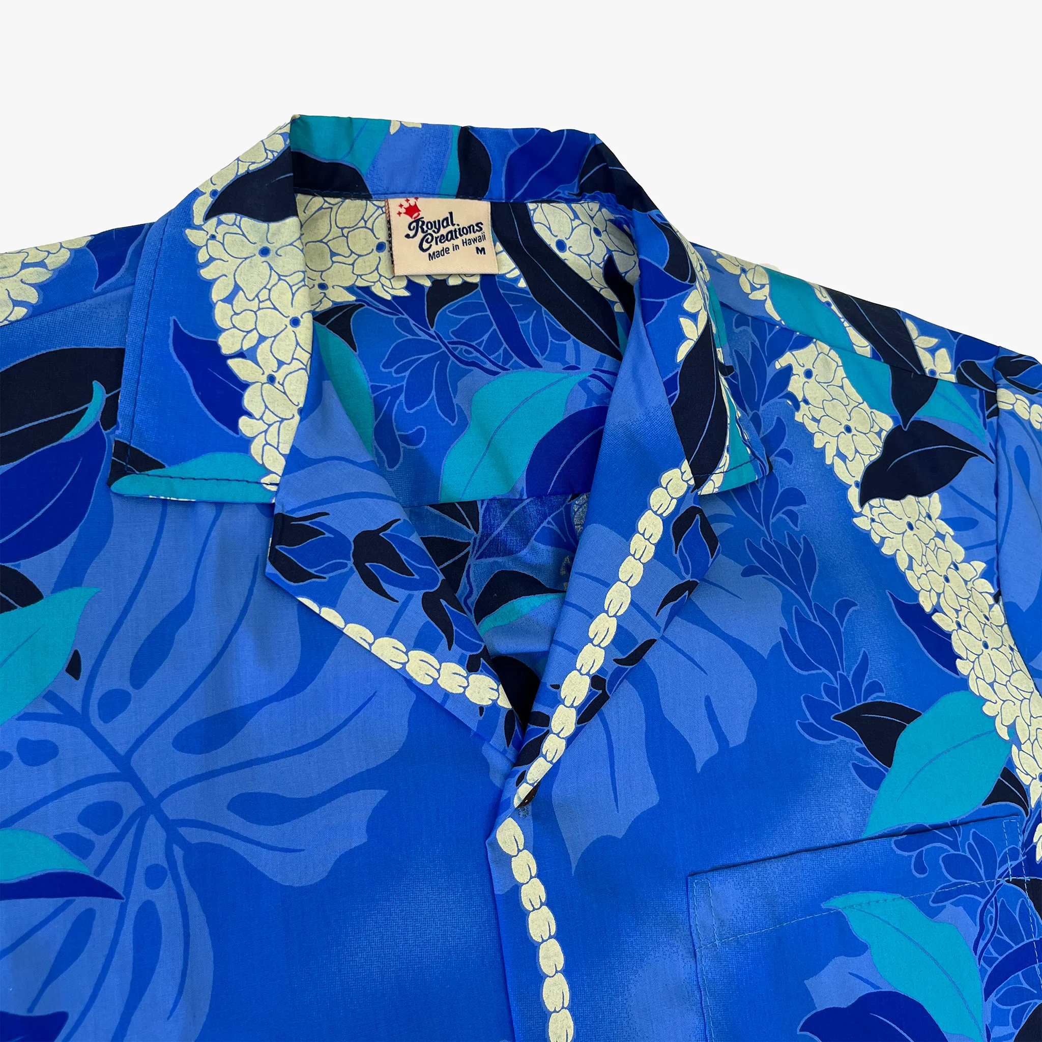 Maile Monstera Panel Aloha Shirt - Image 4