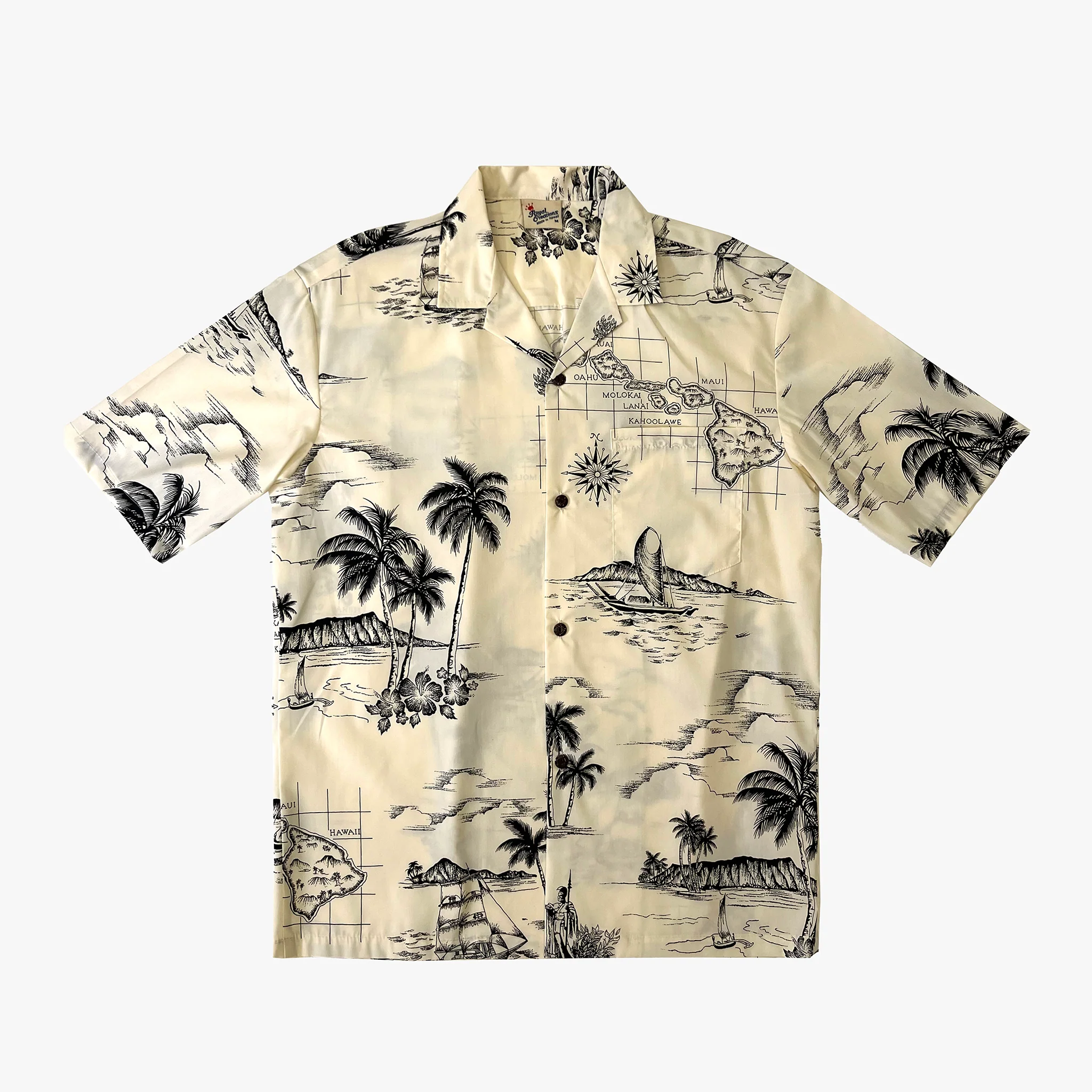 Map of Hawaii Aloha Shirt - Image 7
