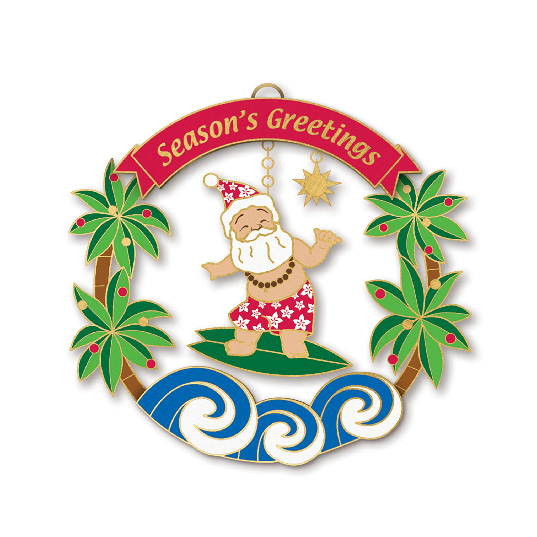 Island Treasures Metal Ornaments - Image 4